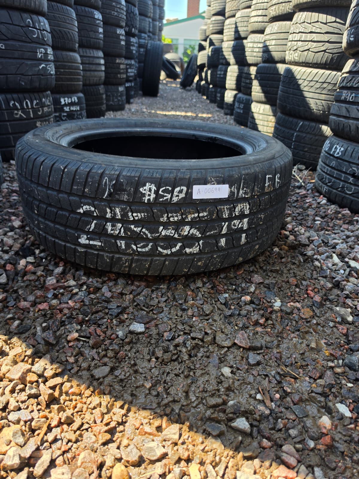 245/55R19 Single (1 Used Tire) Michelin Defender LTX