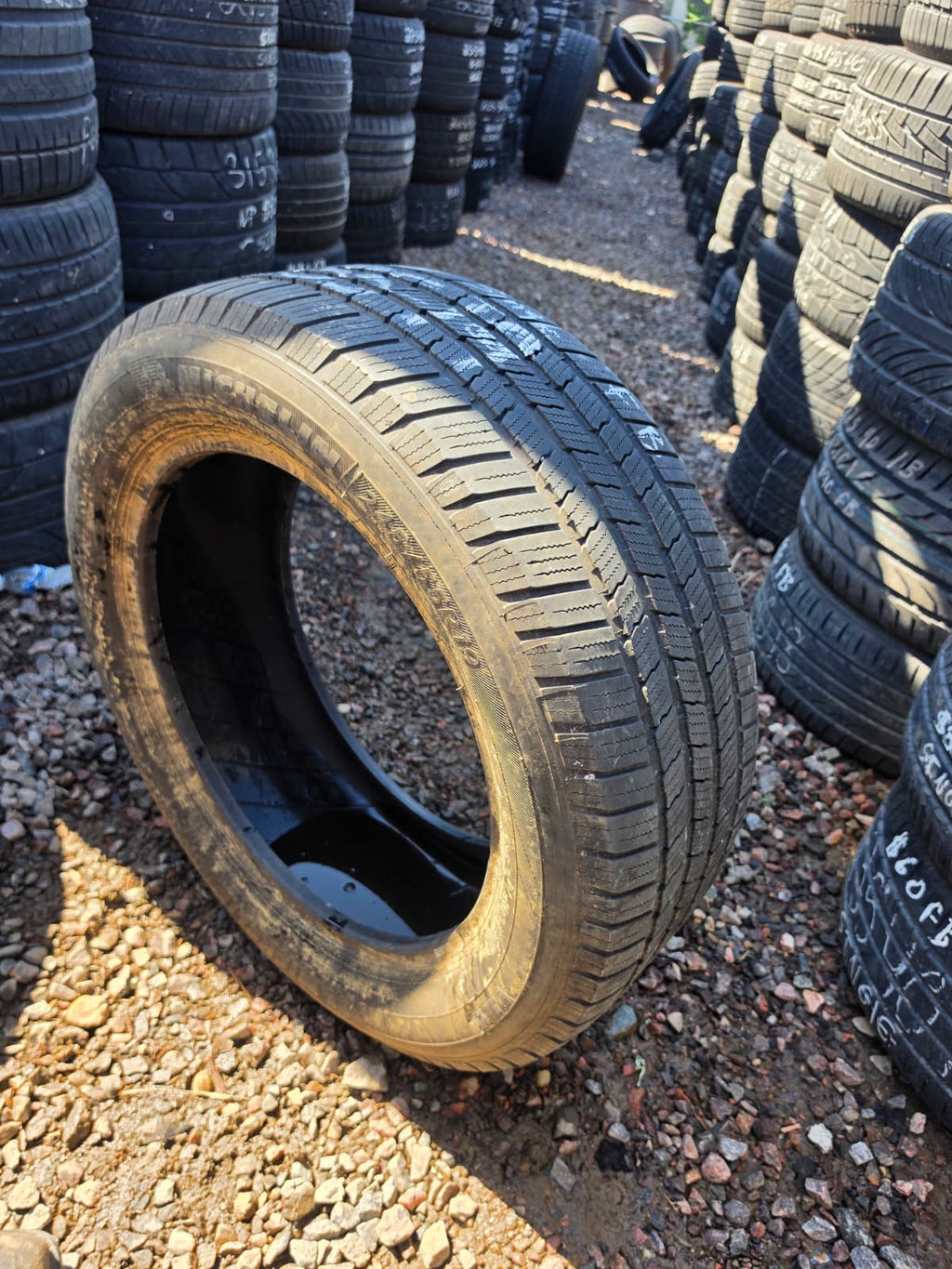 245/55R19 Single (1 Used Tire) Michelin Defender LTX