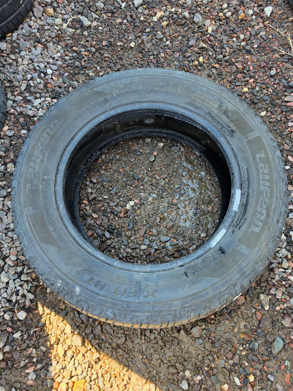 255/60R19 Single (1 Used Tire) Laufenn X Fit HT