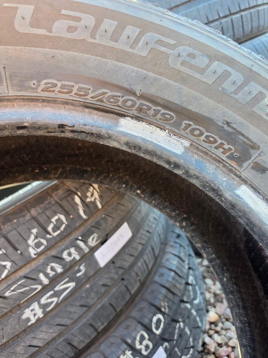 255/60R19 Single (1 Used Tire) Laufenn X Fit HT