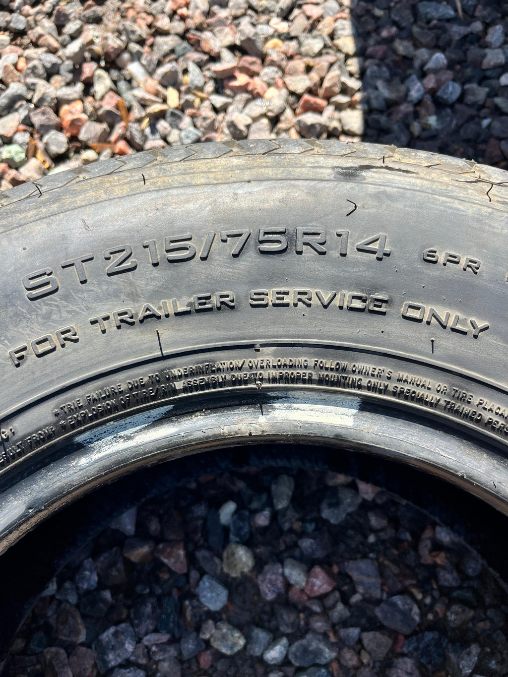 ST215/75R14 Single (1 Used Tire) Power King TowMax