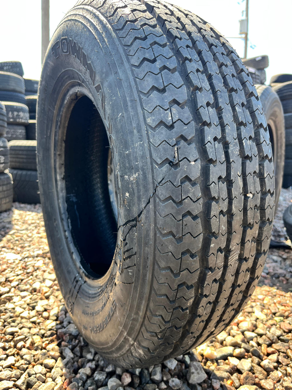ST215/75R14 Single (1 Used Tire) Power King TowMax
