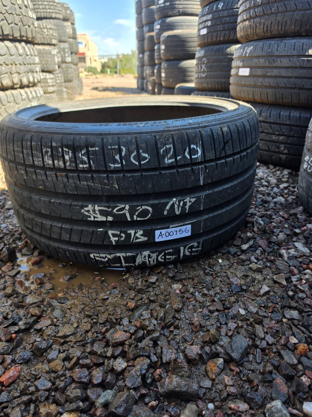 285/30ZR20 Single (1 Used Tire) Falken Azenis