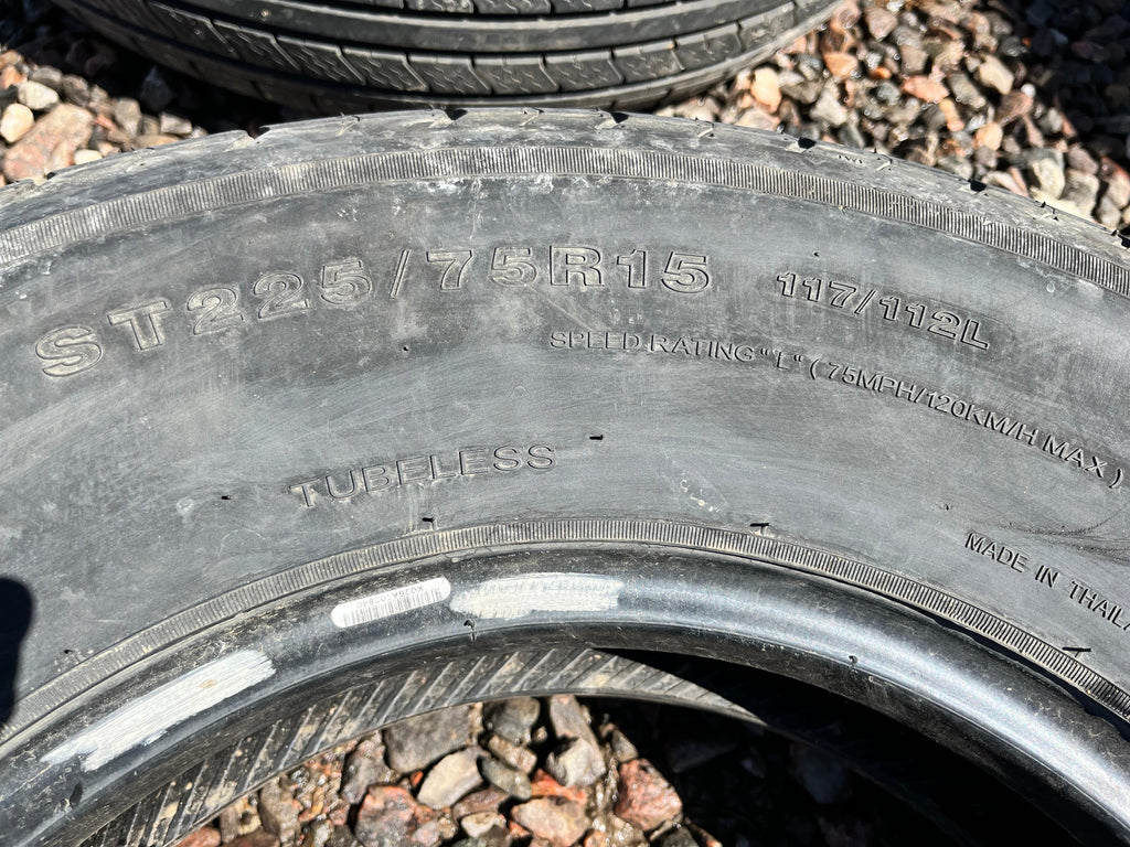 ST225/75R15 Single (1 Used Tire) WestLake Super ST