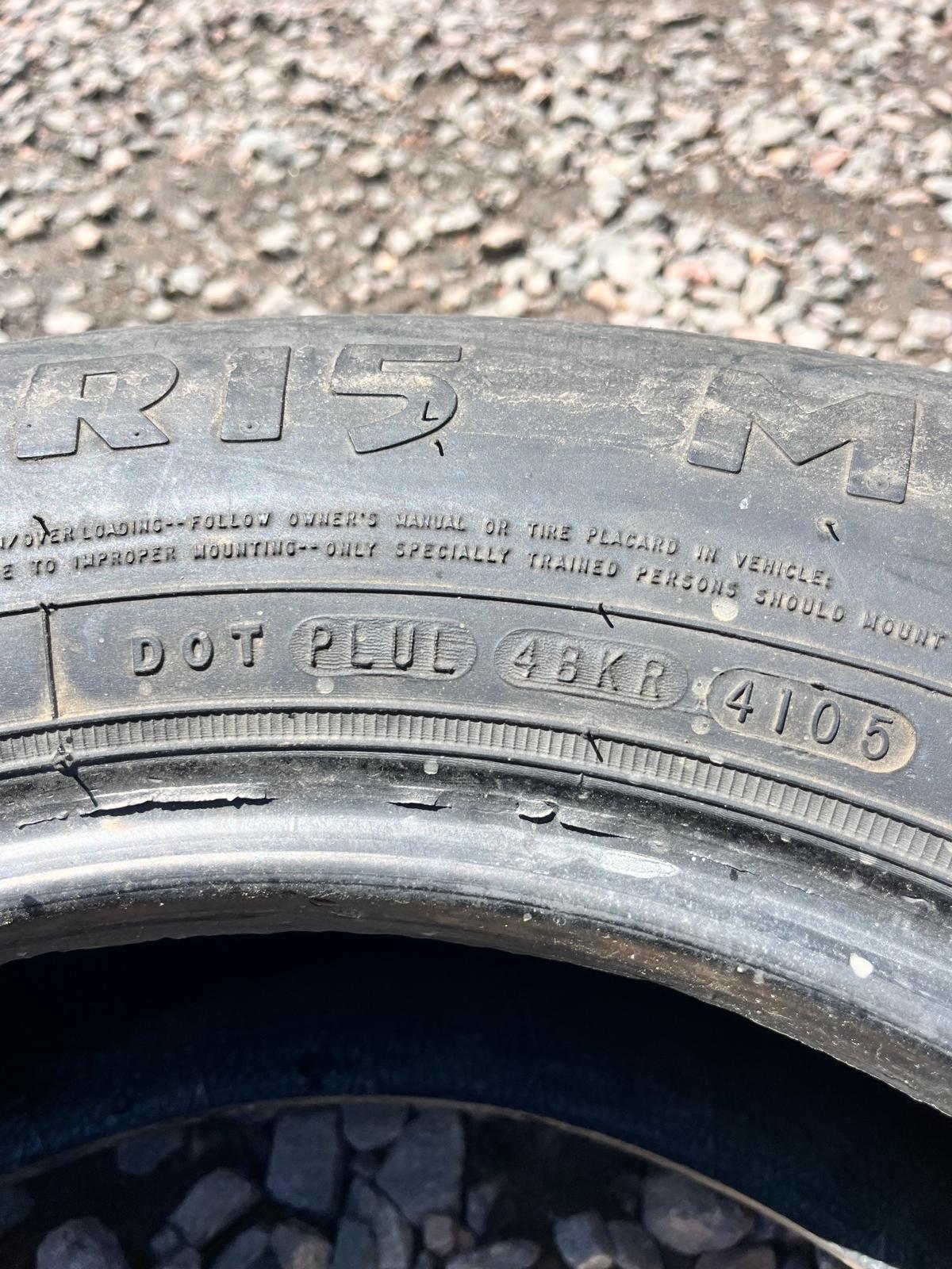 205/75R15 Single (1 Used Tire) Steel Belted Radial
