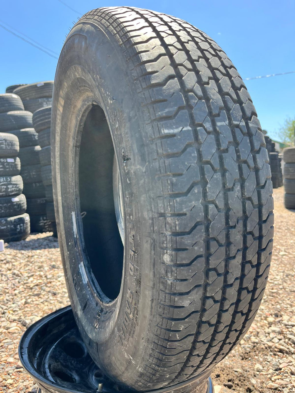 205/75R15 Single (1 Used Tire) Steel Belted Radial