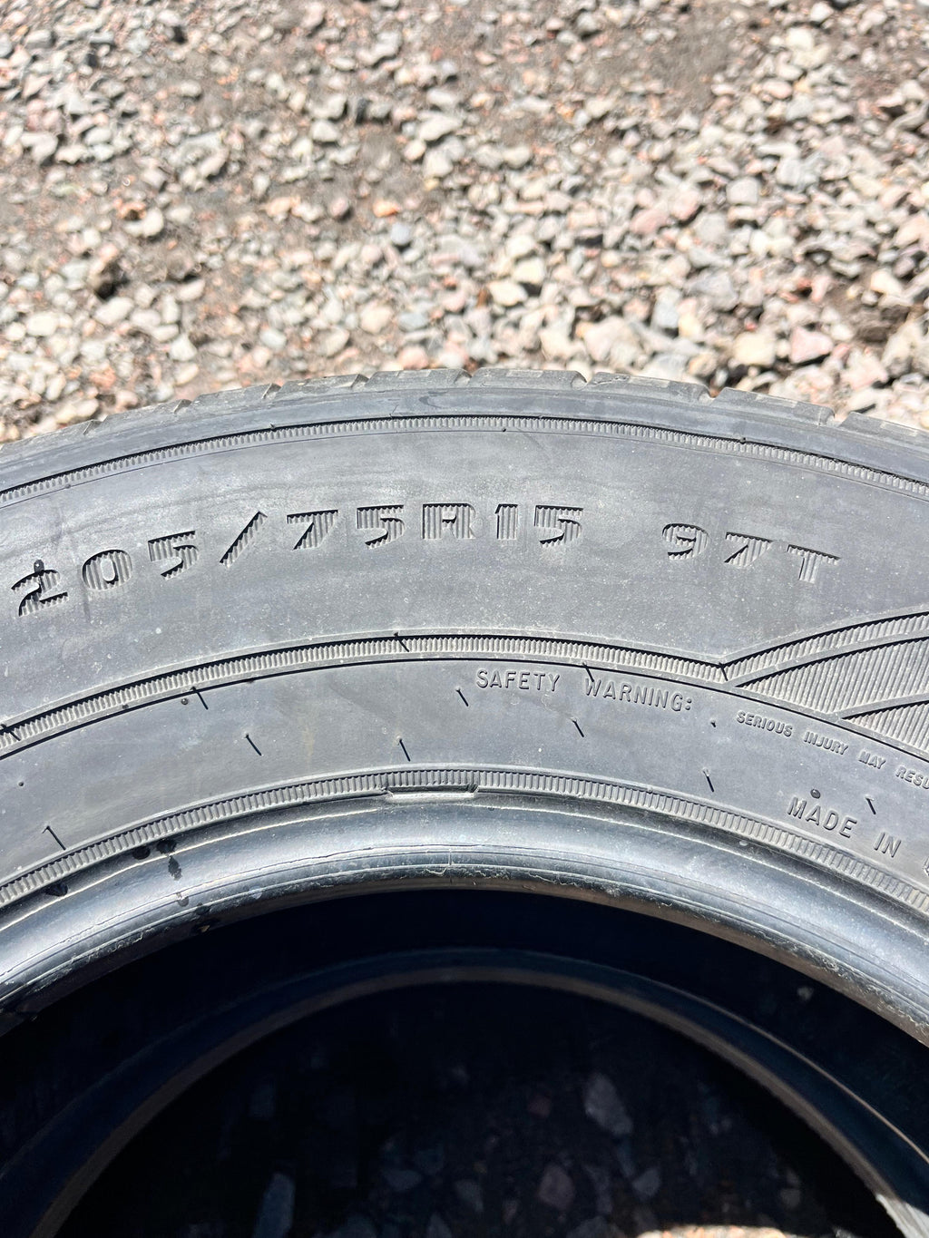 205/75R15 Single (1 Used Tire) Goodyear Assurance