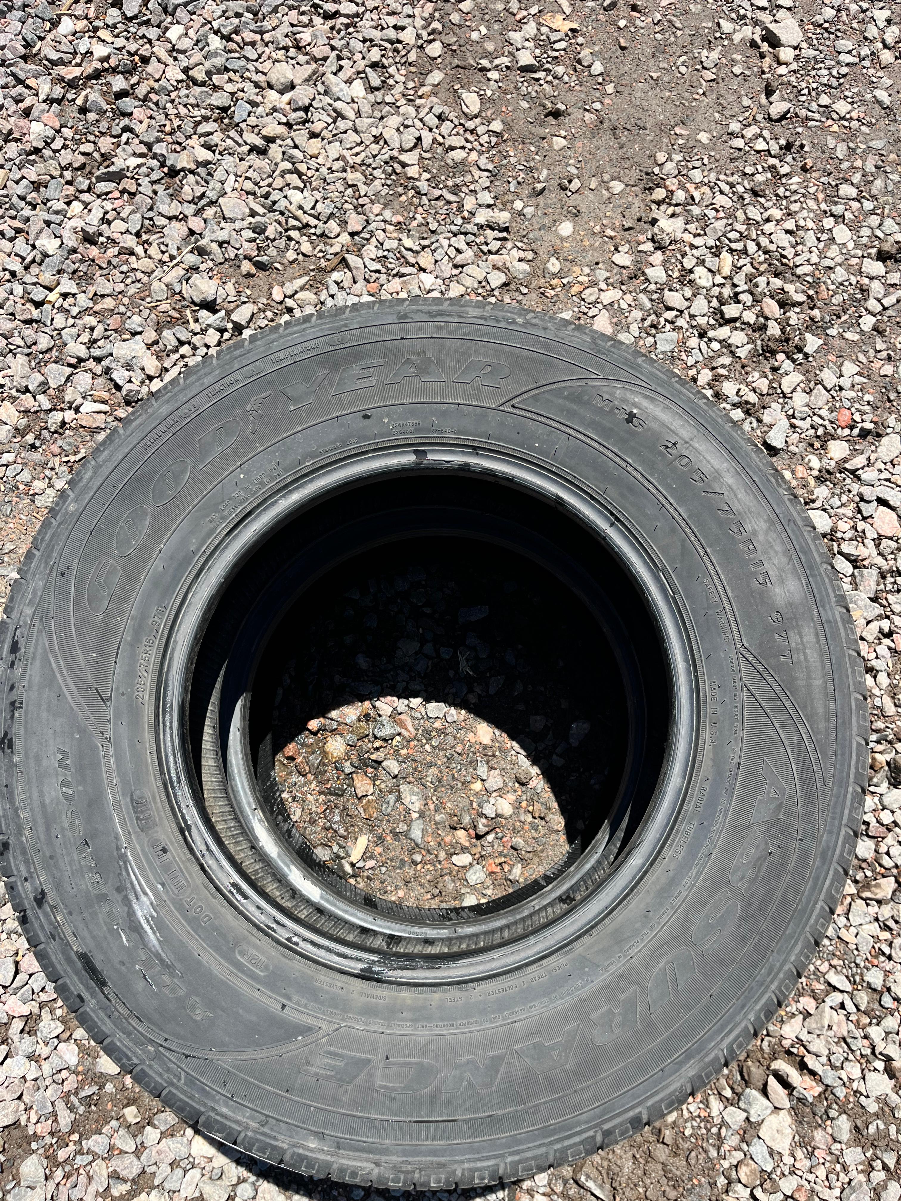 205/75R15 Single (1 Used Tire) Goodyear Assurance