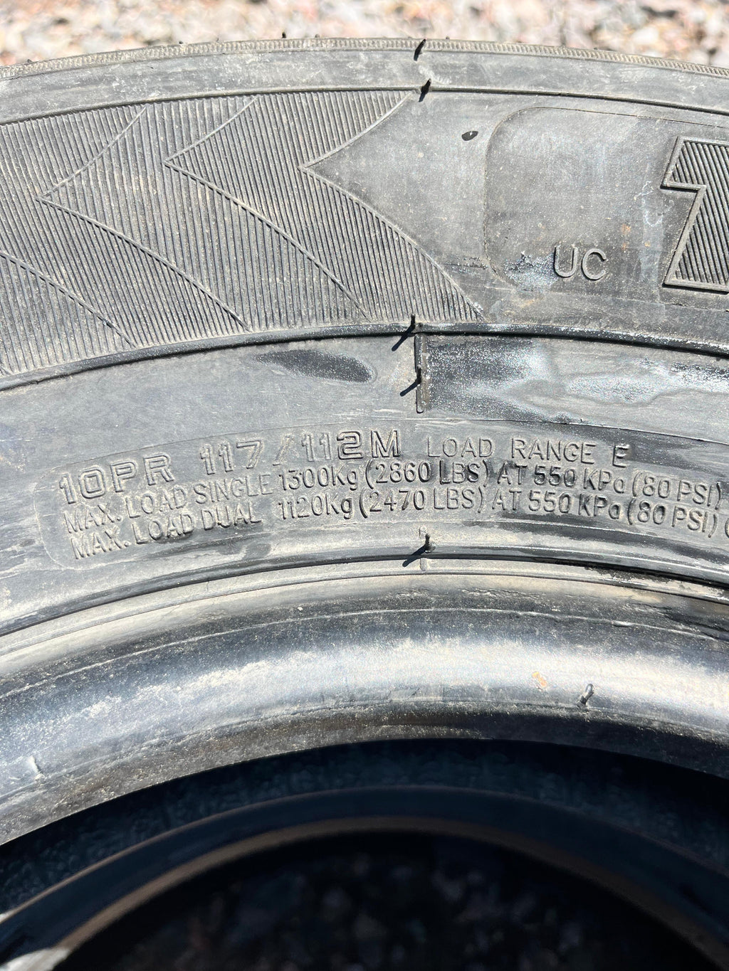ST 225/75R15 Single (1 Used Tire) TowStar ST Radial