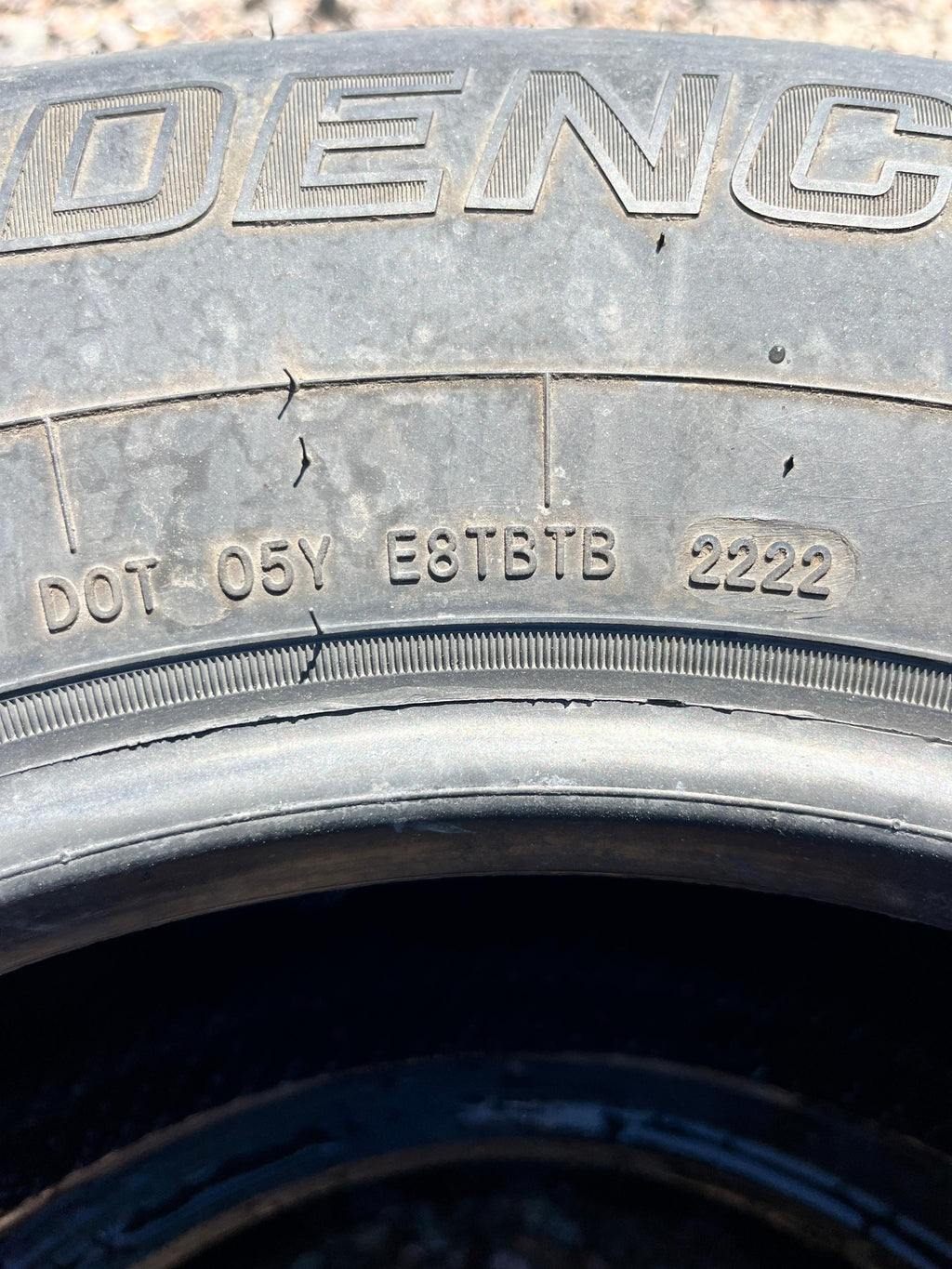 LT235 /75R15 Single (1 Used Tire)  Caldera Tires Confidence (LT-S)