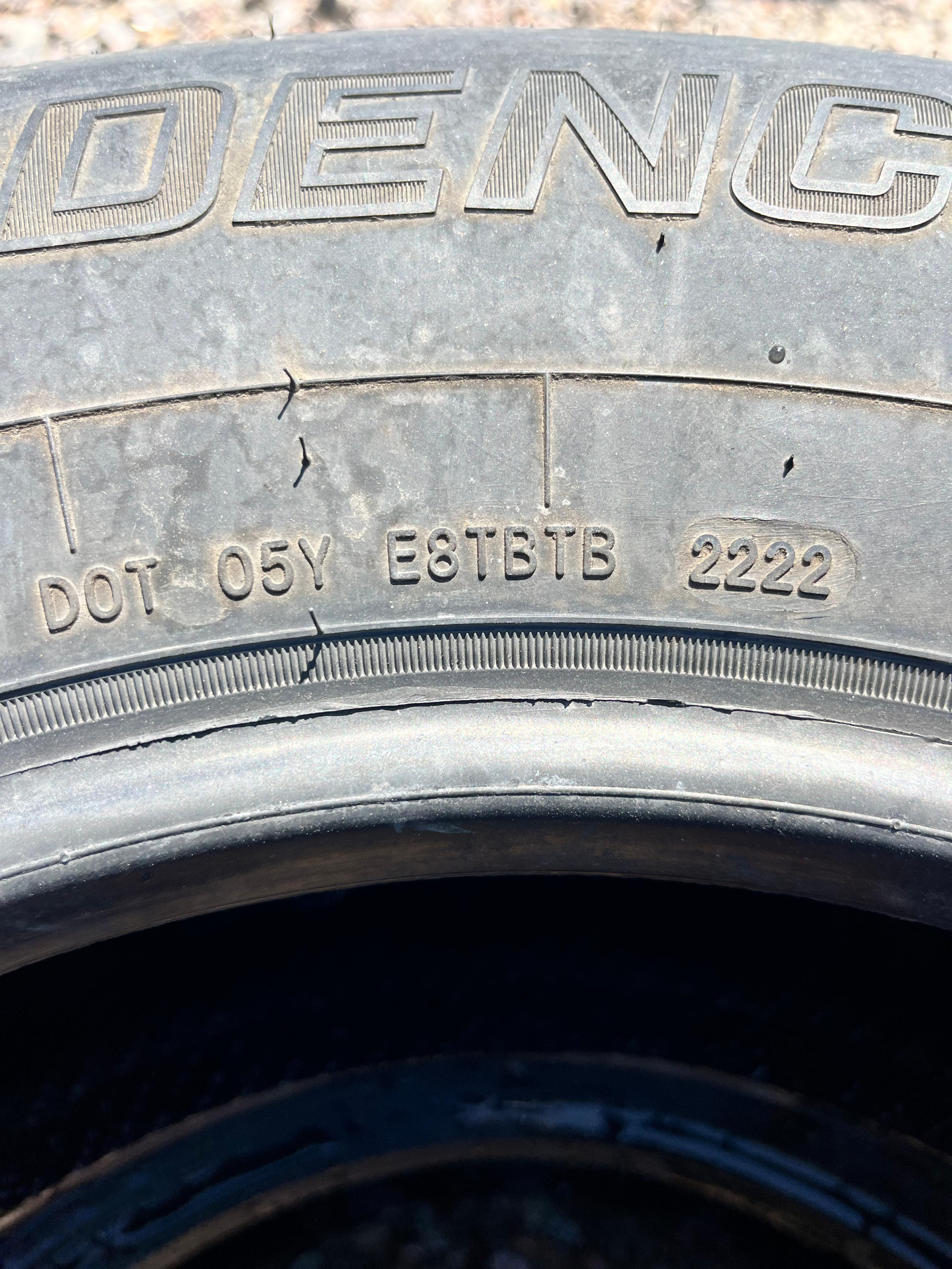 LT235 /75R15 Single (1 Used Tire)  Caldera Tires Confidence (LT-S)