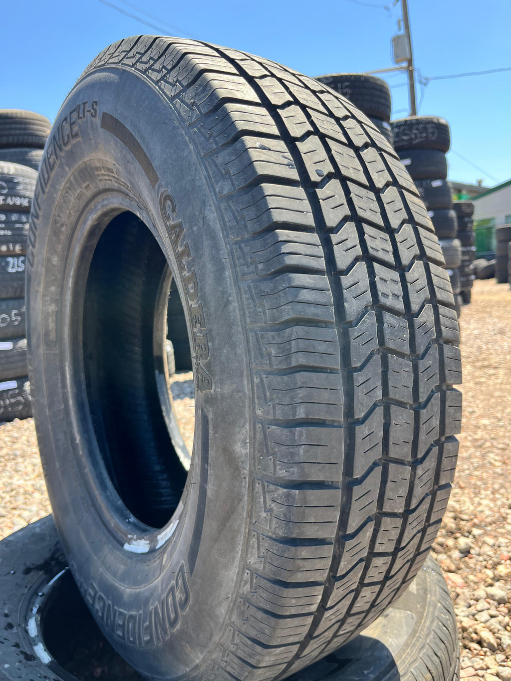 LT235 /75R15 Single (1 Used Tire)  Caldera Tires Confidence (LT-S)