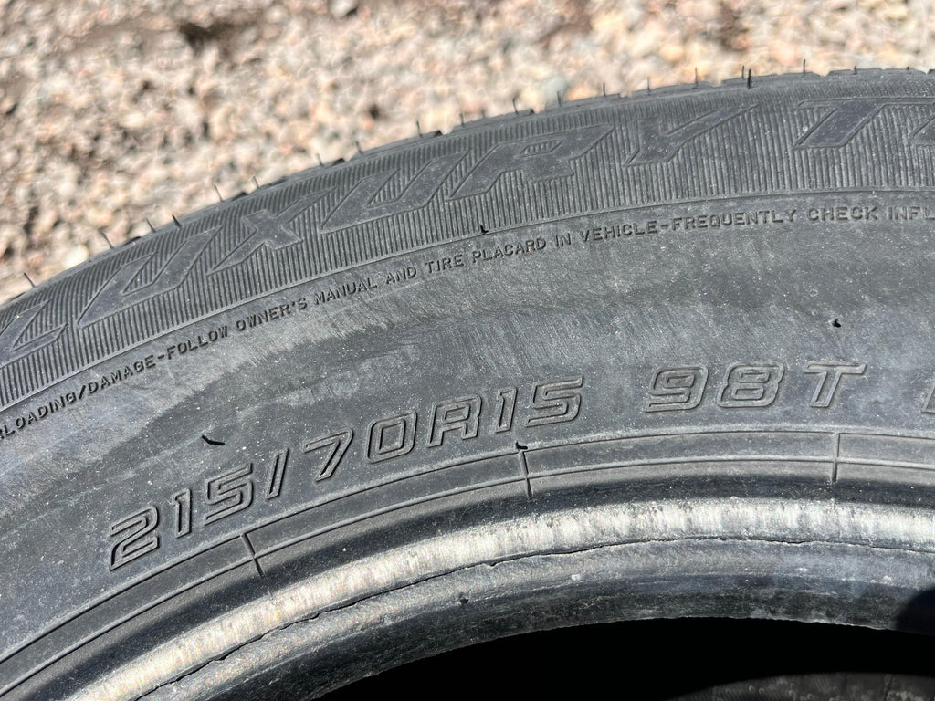 215/70R15 Single (1 Used Tire) Maxama Tires Reputation