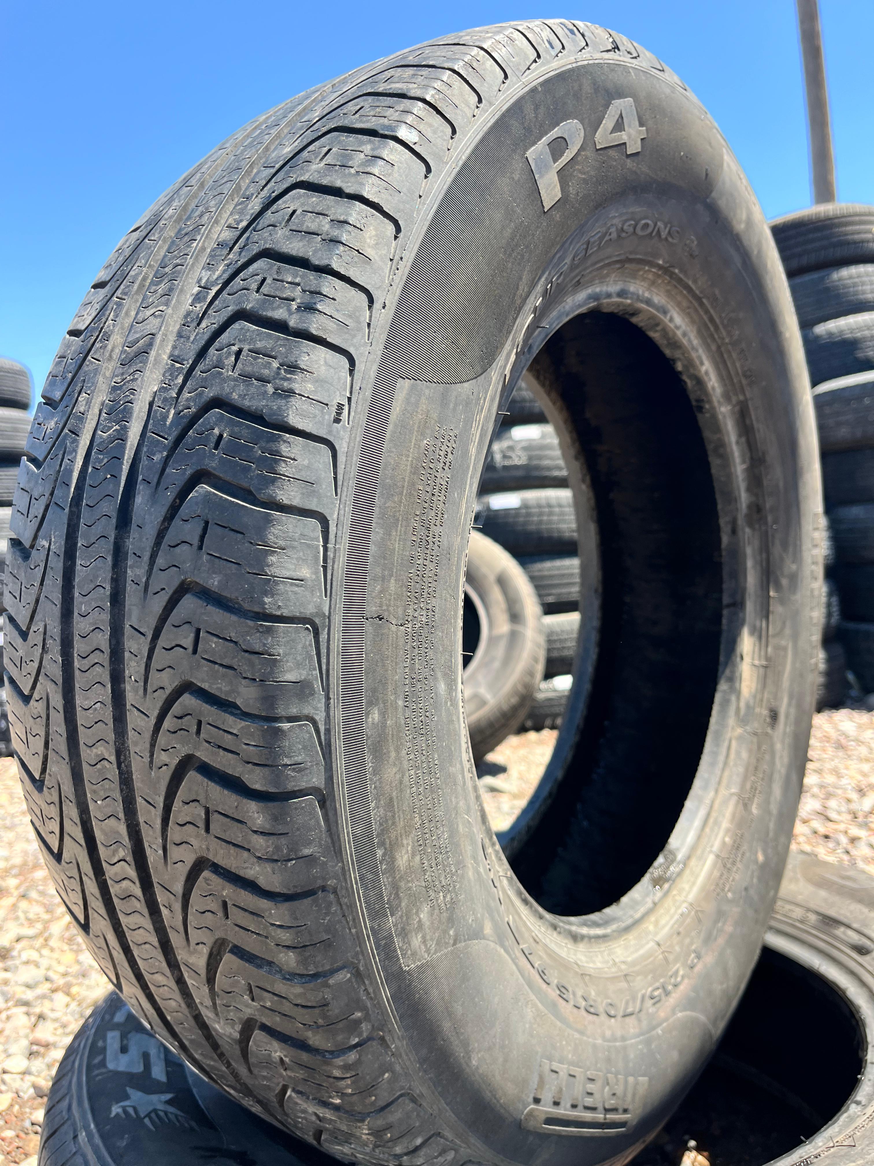 215/70R15 Single (1 Used Tire) Pirelli P4 Four Season Plus