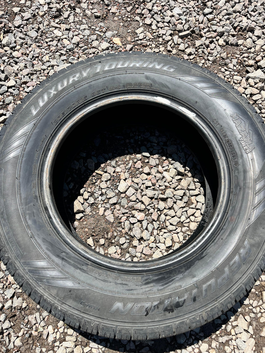 205/70R15 Single (1 Used Tire) Mazama Tires Reputation