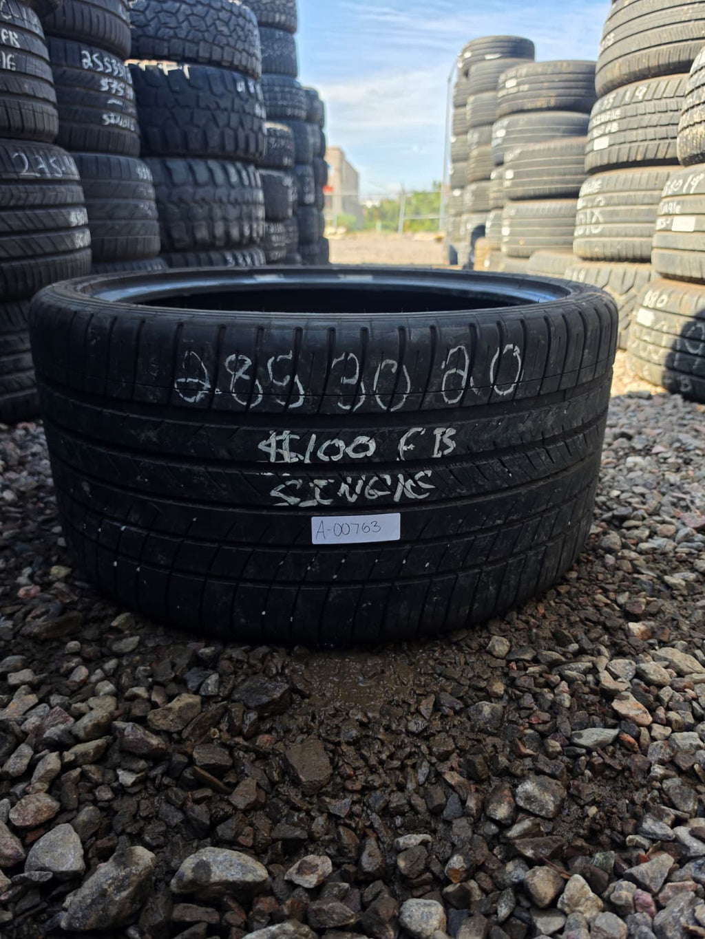 285/30ZR20 Single (1 Used Tire) Michelin Pilot Sport AS4