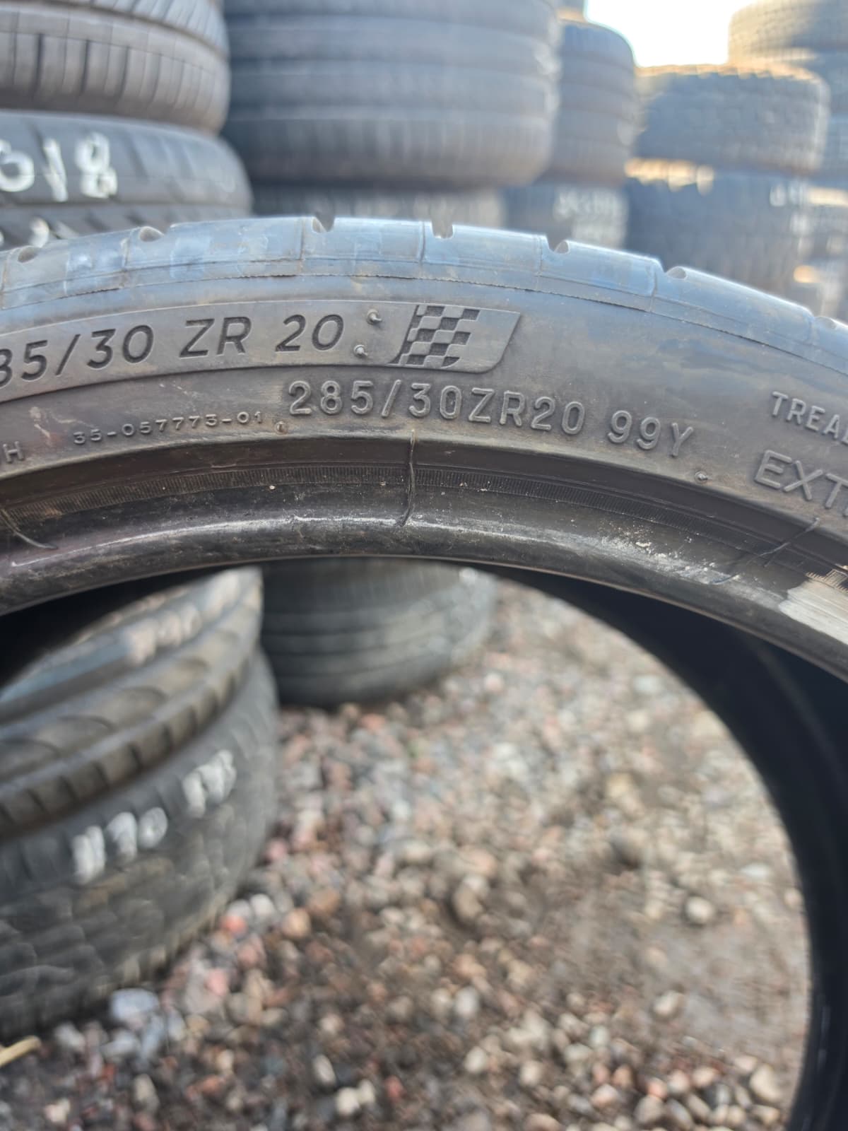285/30ZR20 Single (1 Used Tire) Michelin Pilot Sport AS4