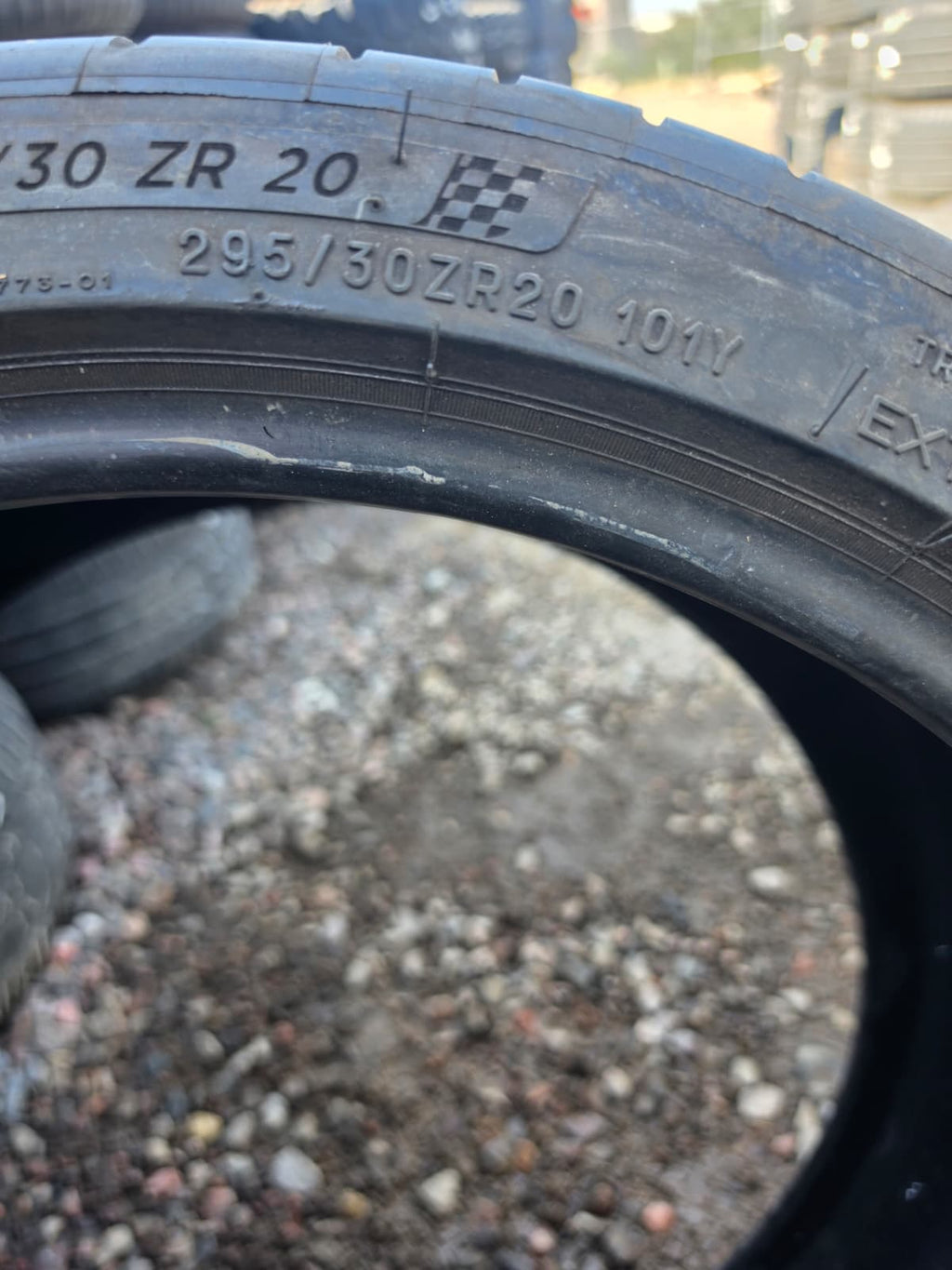 295/30ZR20 Single (1 Used Tire) Michelin Pilot Sport AS4