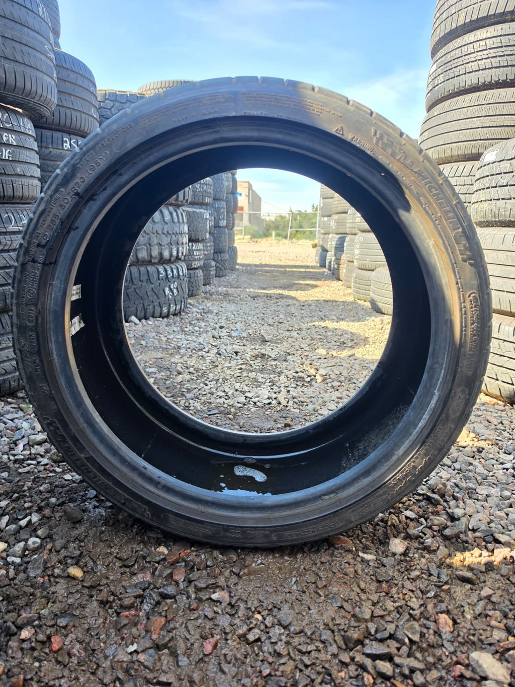 285/30ZR20 Single (1 Used Tire) Michelin Pilot Sport