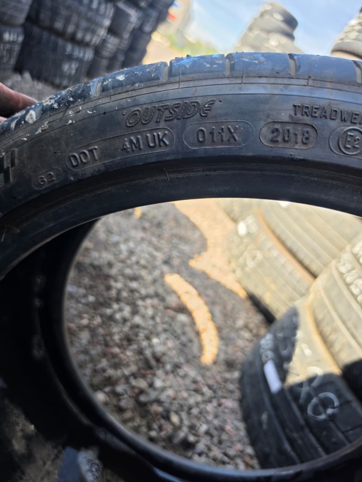 285/30ZR20 Single (1 Used Tire) Michelin Pilot Sport
