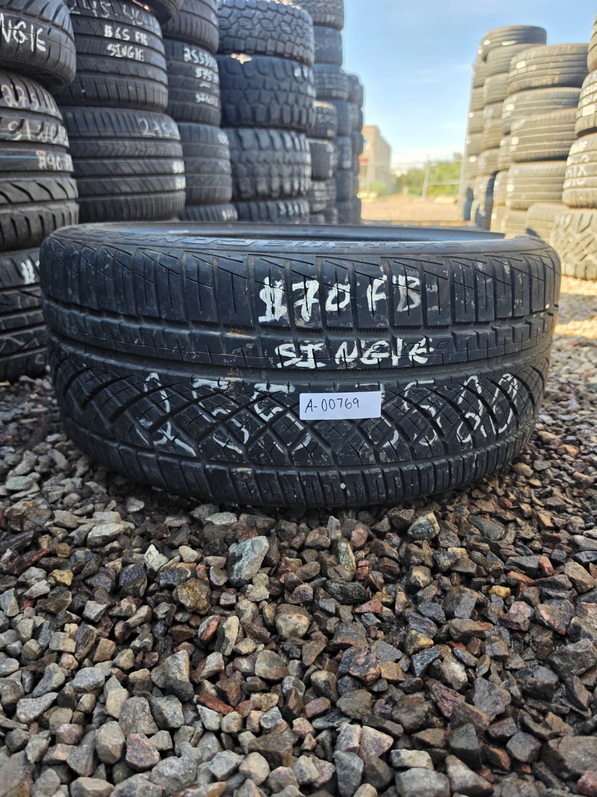 255/35ZR20 Single (1 Used Tire) Continental ExtremContact