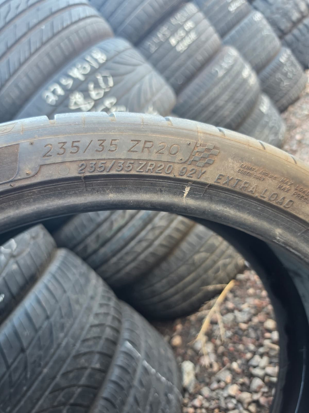 235/35ZR20 Single (1 Used Tire) Michelin Pilot Sport 4S