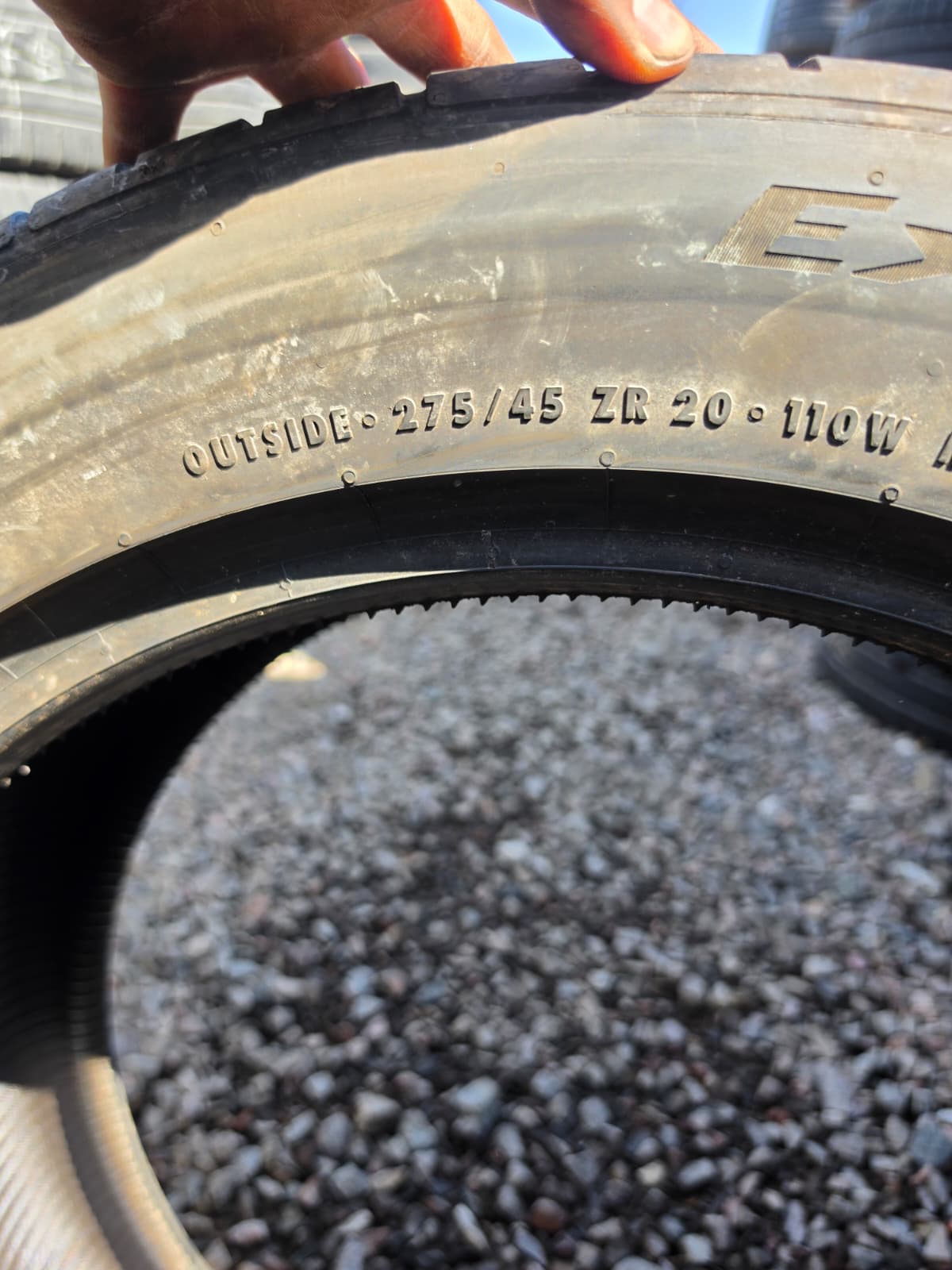 275/45ZR20 Single (1 Used Tire)  Continental ExtremContact