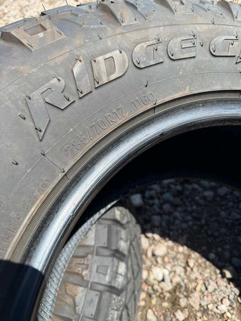 285/70R17 Pair (2 Used Tires) Nitto Ridge Grappler