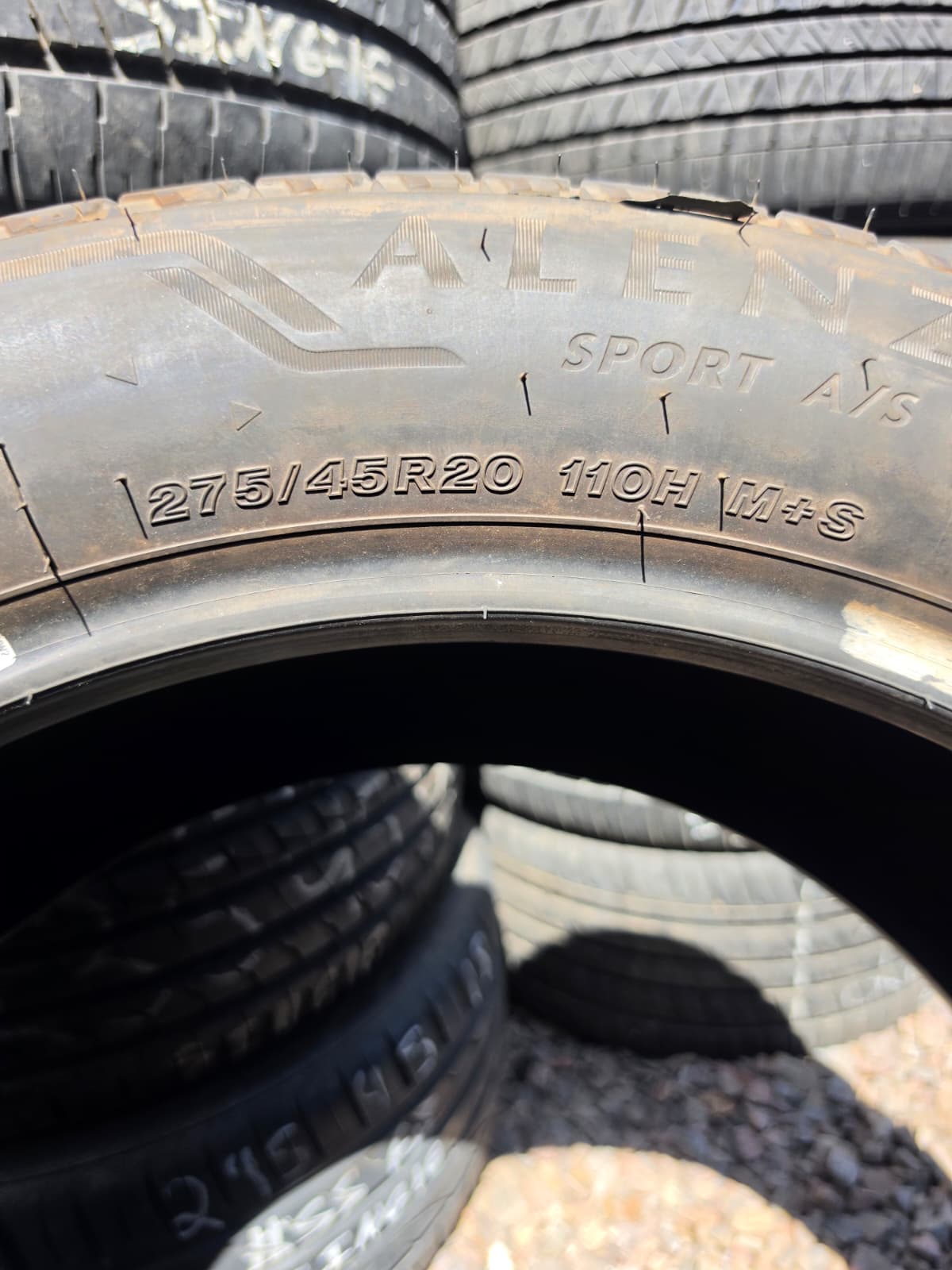 275/45R20 Single (1 Used Tire) Bridgestone Alenza