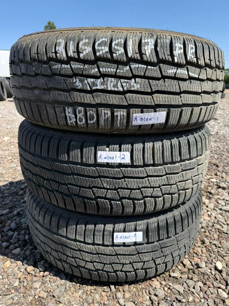 215/55R17 (3 Used Tires) Nokian Tyres Encompass AW01