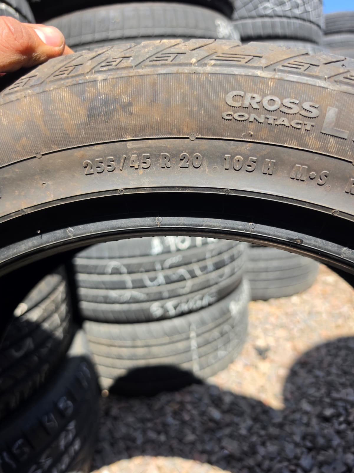 255/45R20 Single (1 Used Tire)  Continental CrossContact