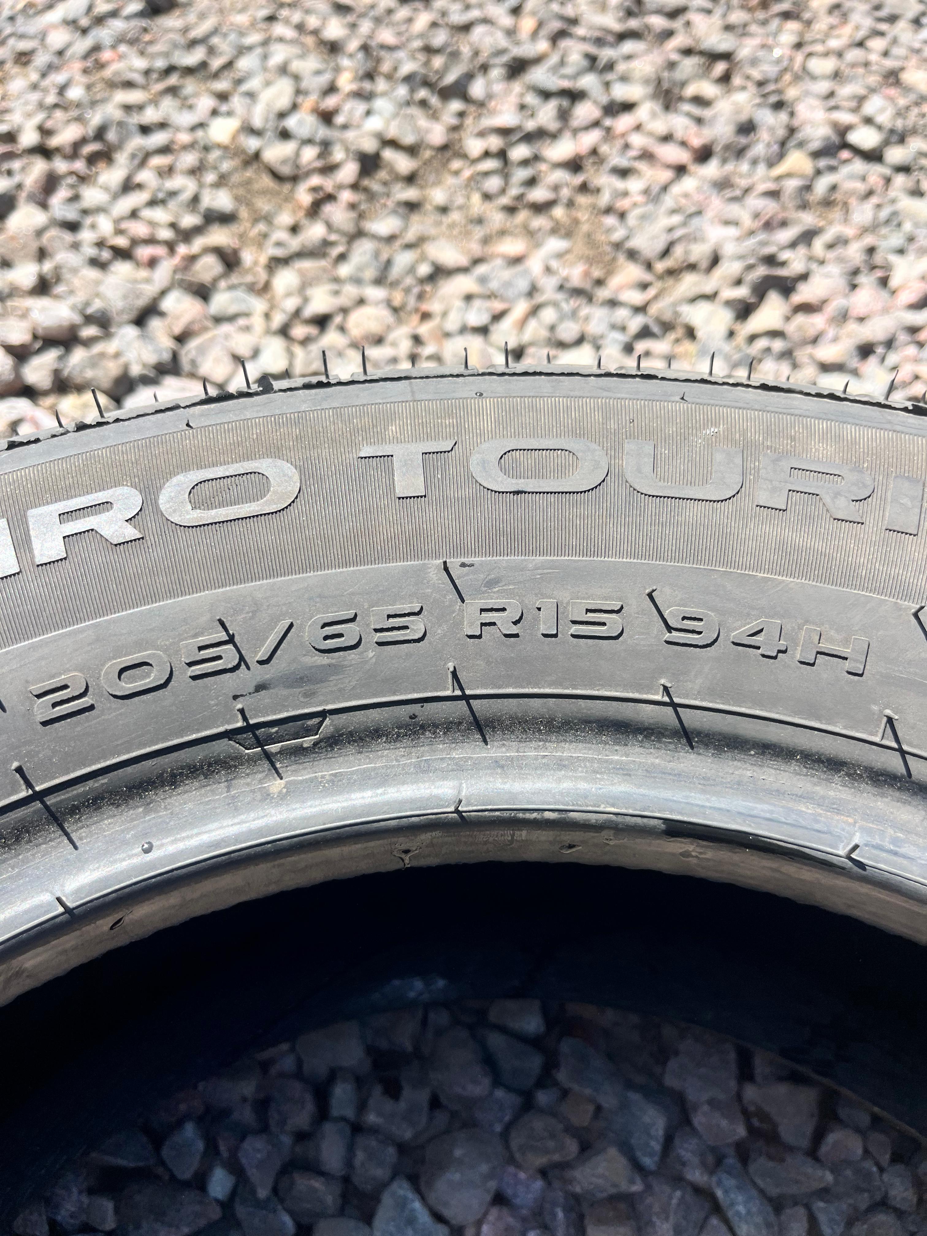 205/65R15 Single (1 Used Tire)  GT Radia Champions Touring