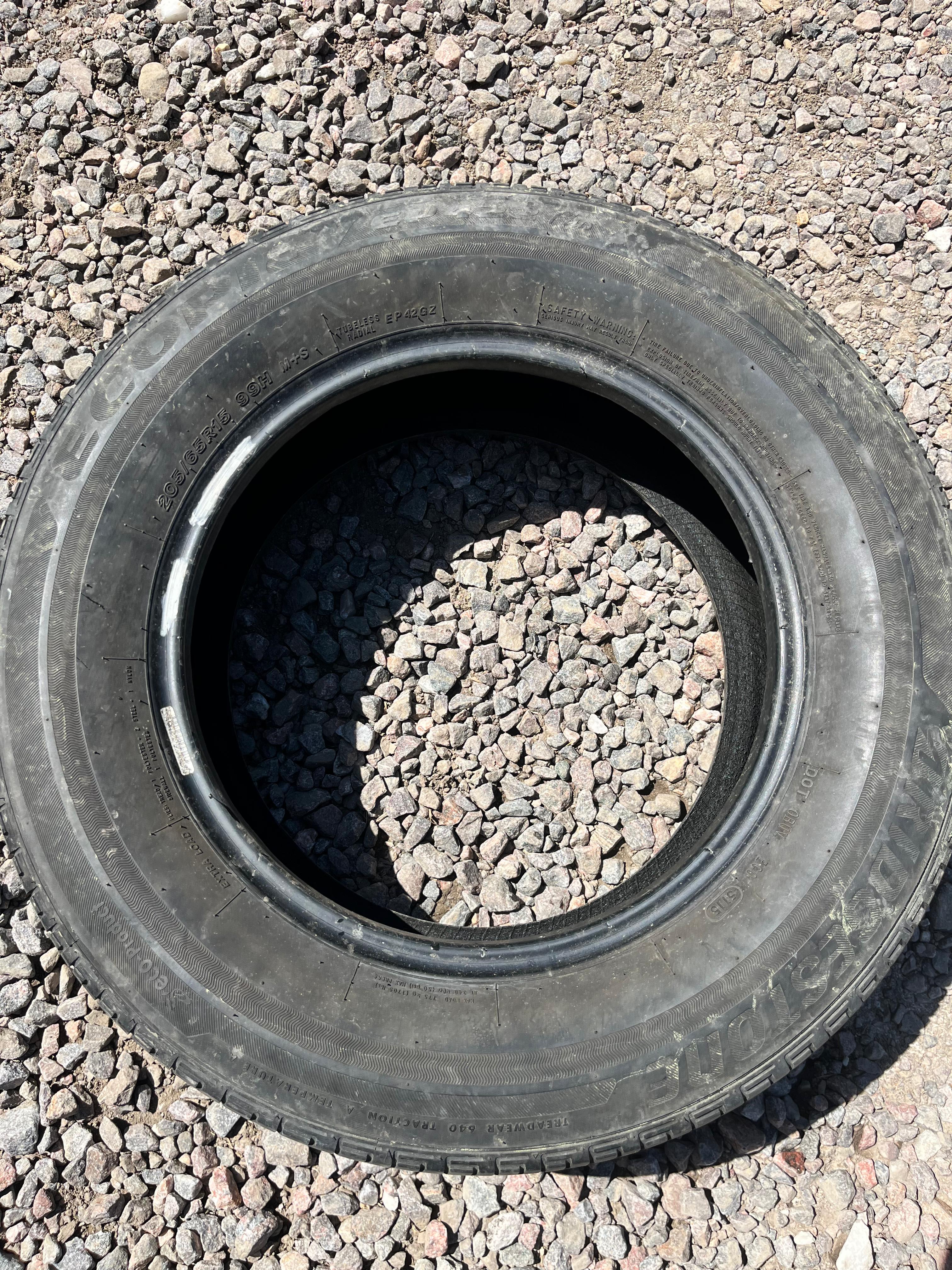 205/65R15 Single (1 Used Tire) Bridgestone Ecopia