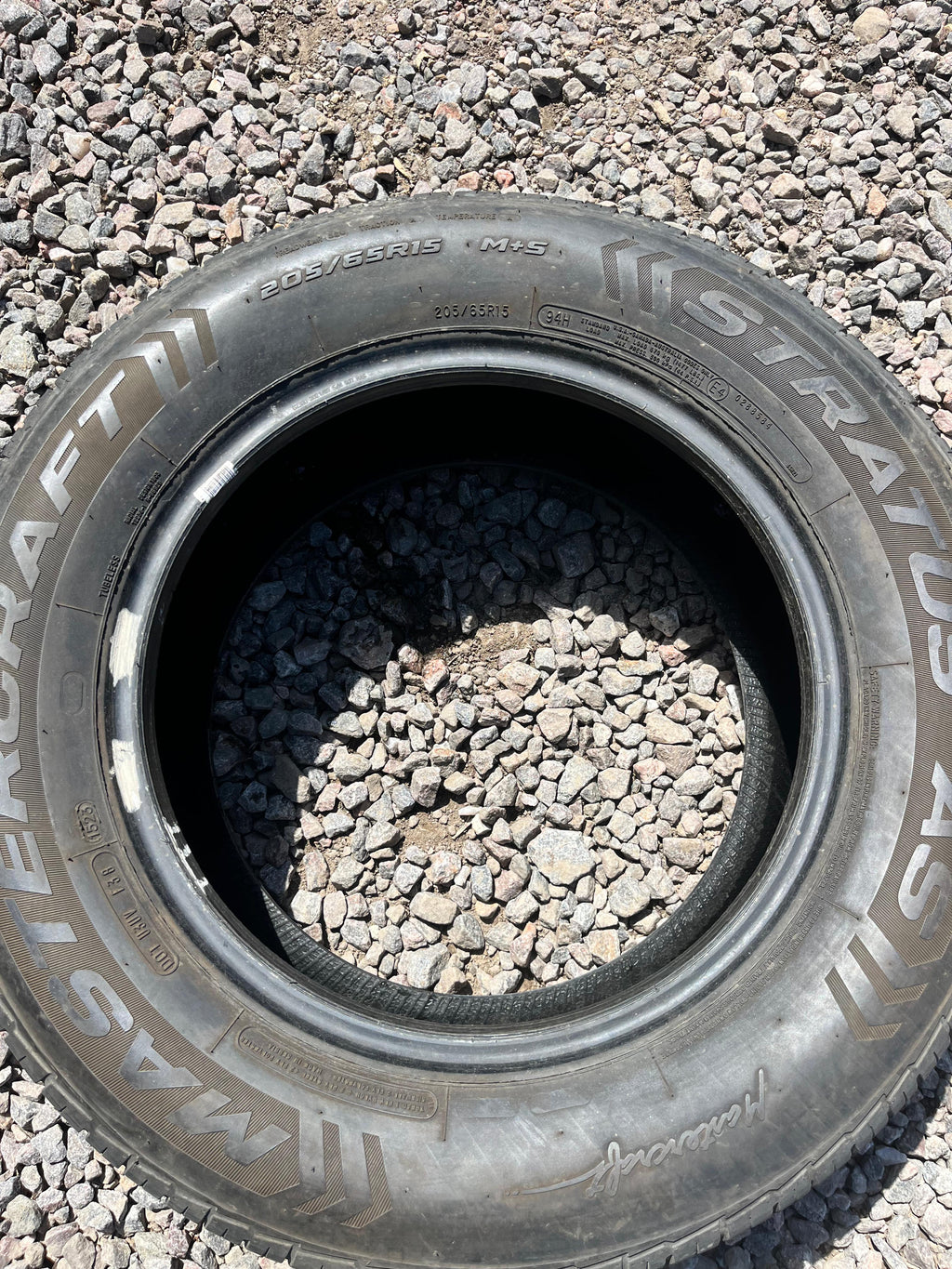255/35ZR20 Single (1 Used Tire) Mastercraft Stratus AS