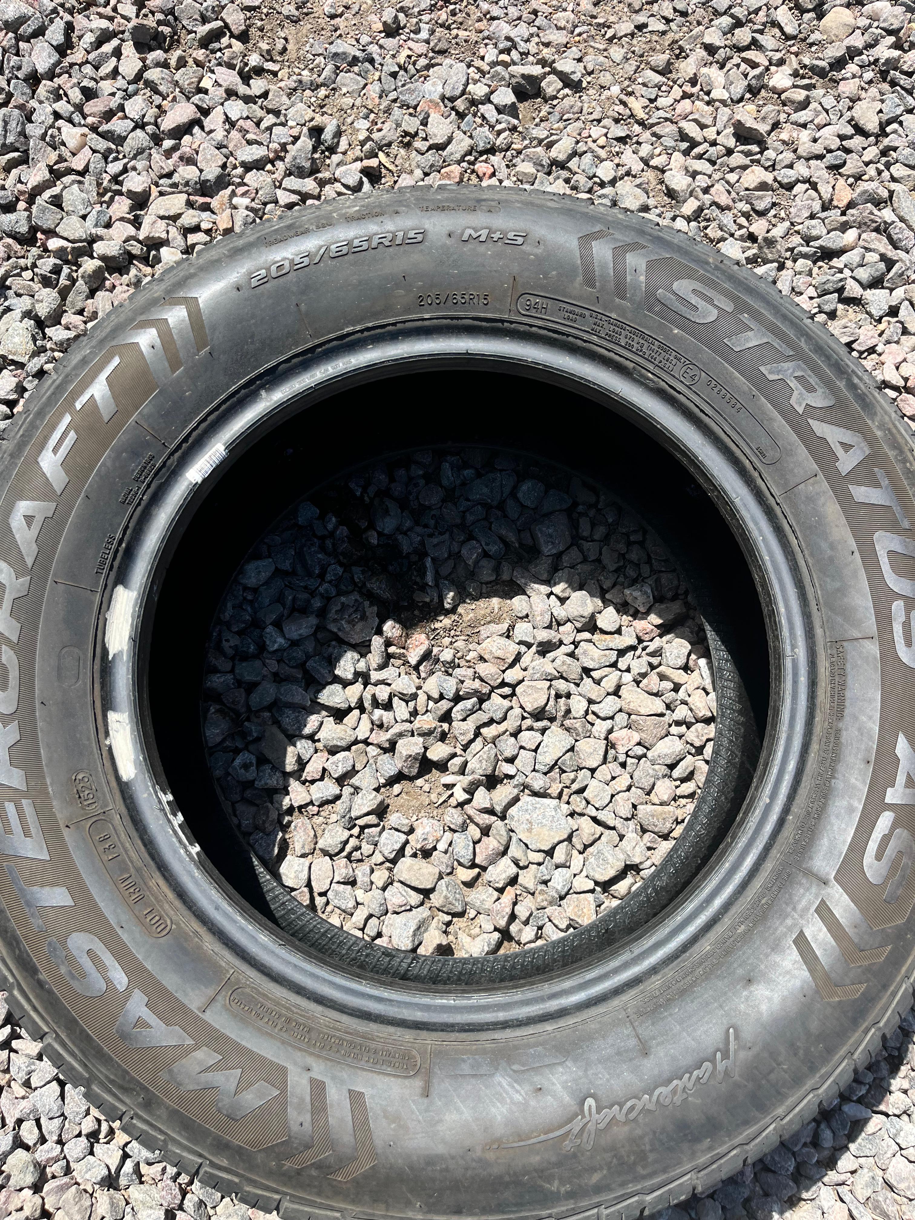 255/35ZR20 Single (1 Used Tire) Mastercraft Stratus AS