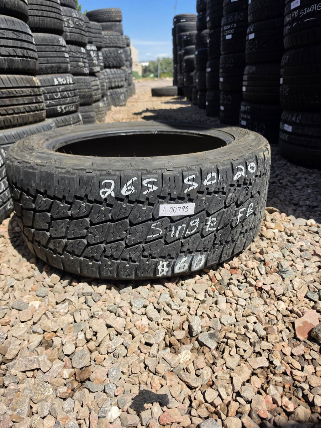 265/50R20 Single (1 Used Tire) Nitto Terra Grappler G2