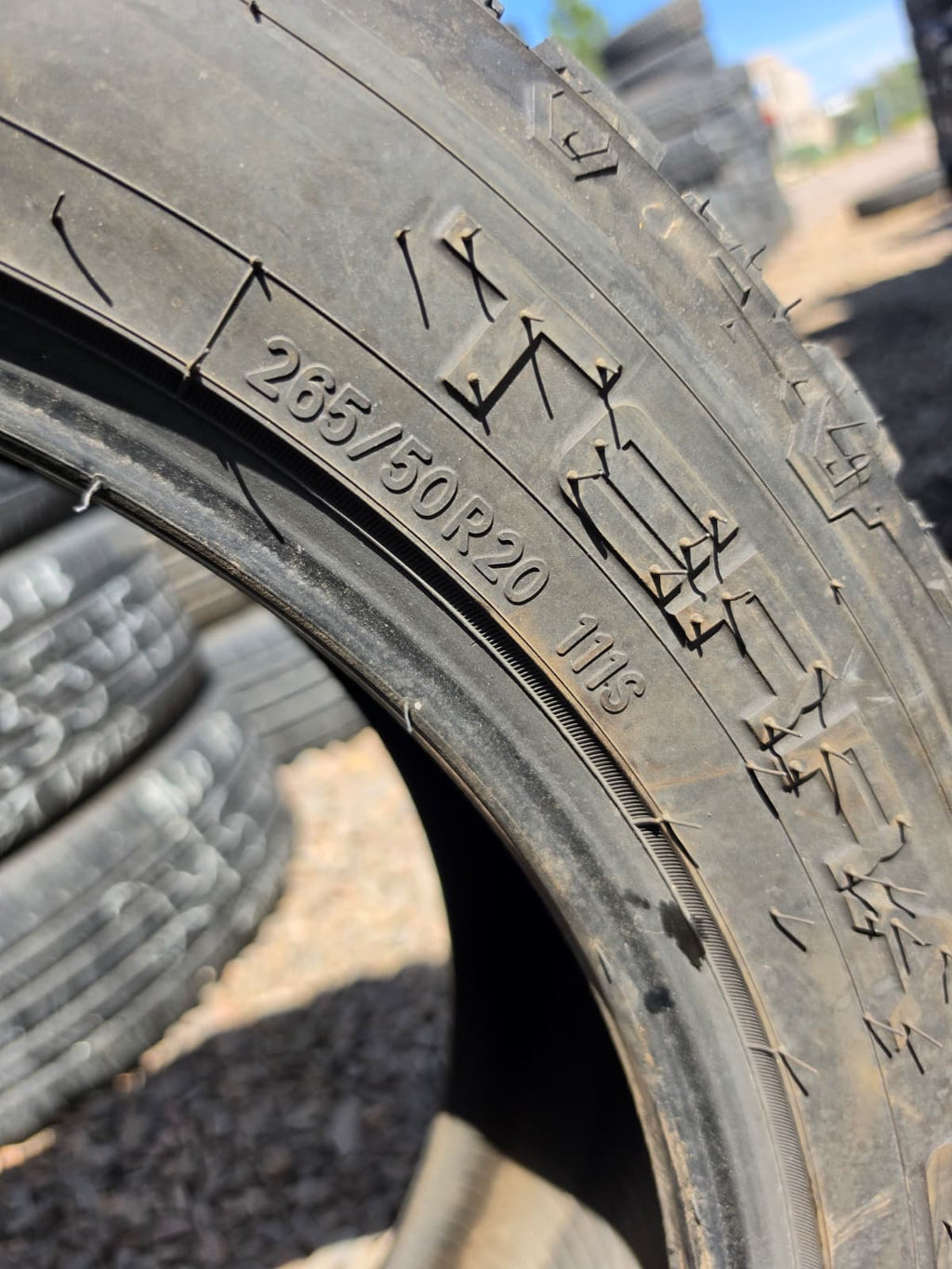 265/50R20 Single (1 Used Tire) Nitto Terra Grappler G2