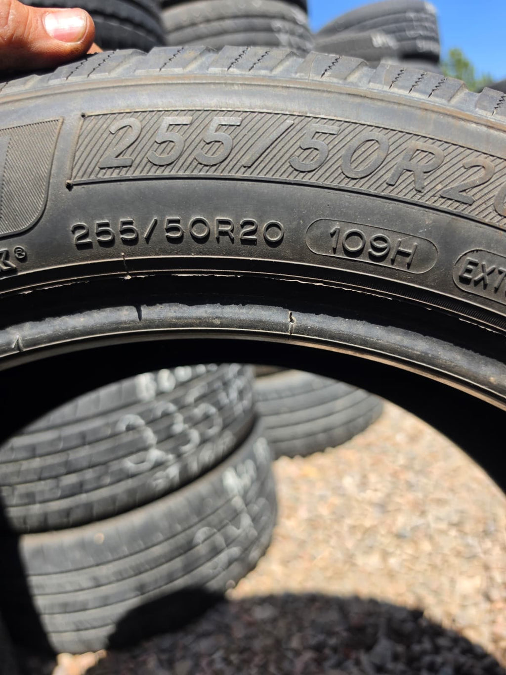 255/50R20 Single (1 Used Tire)  Michelin Defender LTX