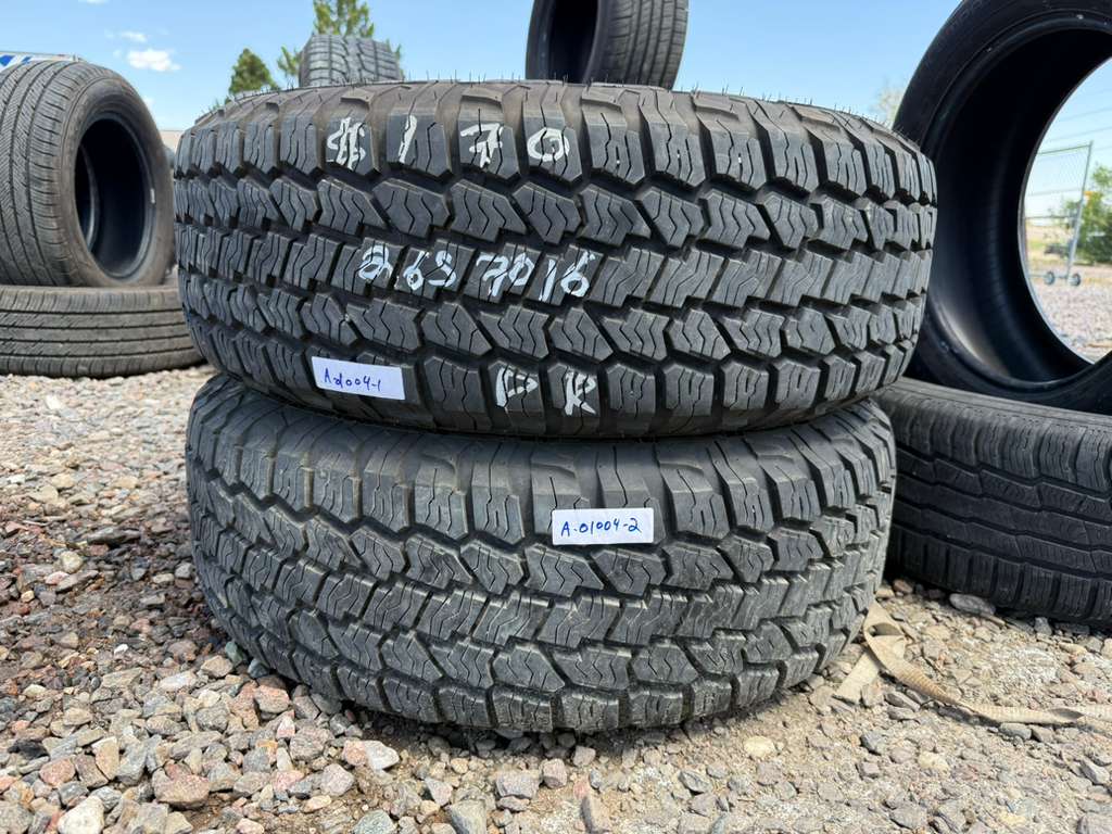 265/70R16 Pair (2 Used Tires) Rocky Mountain All Terrain