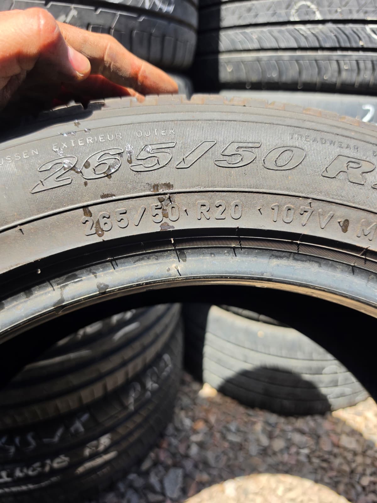 265/50R20  Single (1 Used Tire) Pirelli Scorpion Verde