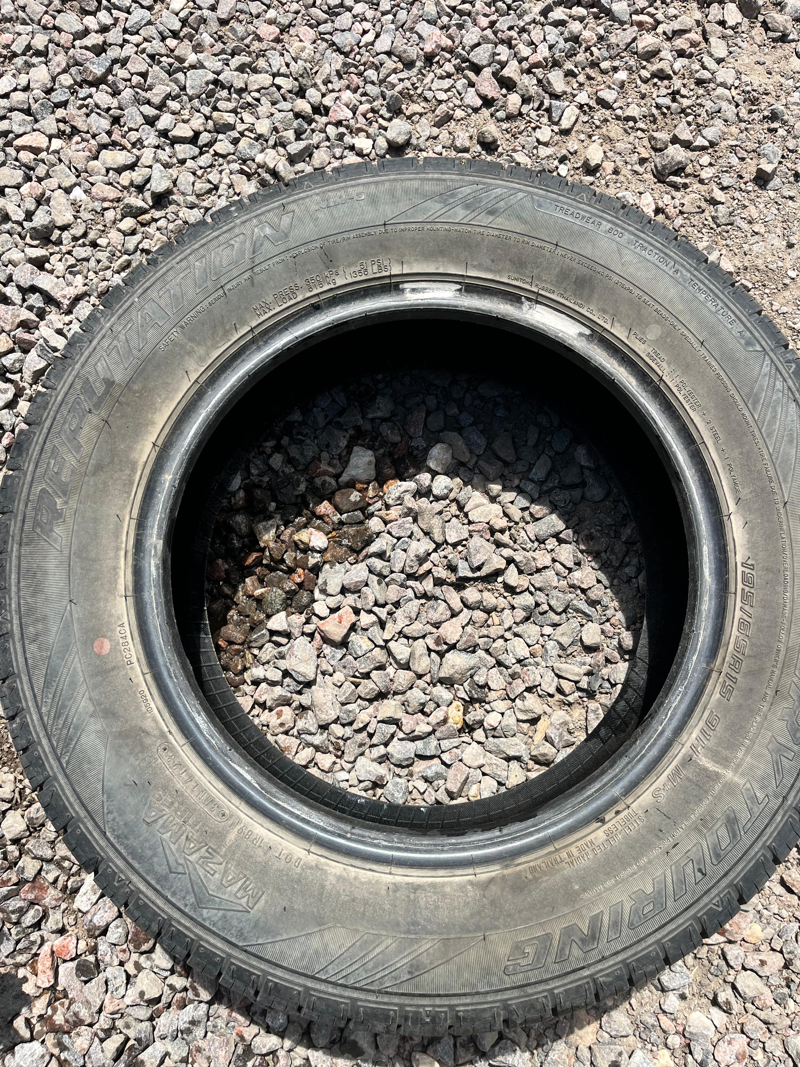195/65R15 Single (1 Used Tire) Maxama Tires Reputation Touring