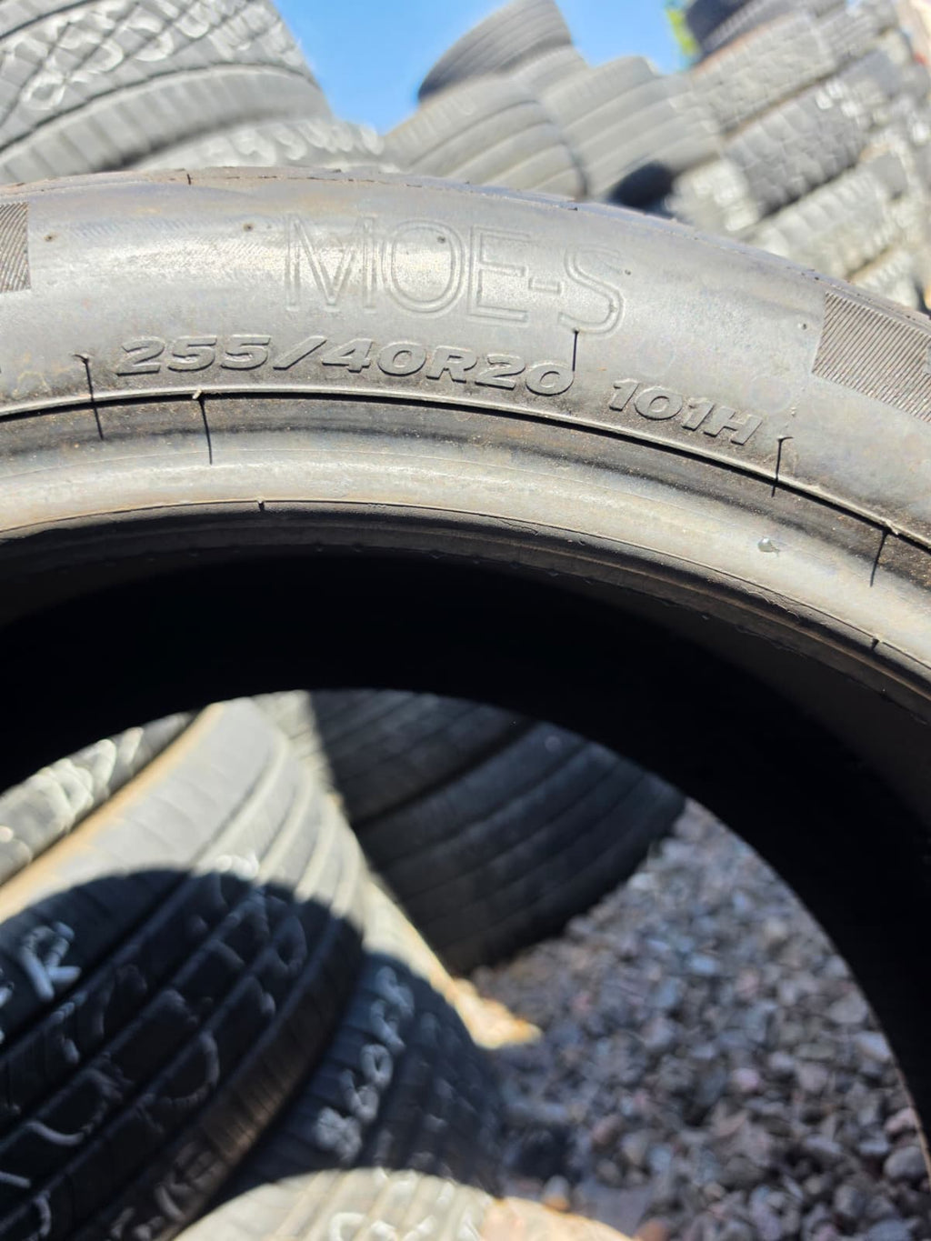 255/40ZR20 Single (1 Used Tire) Hankook Ventus S1 noble