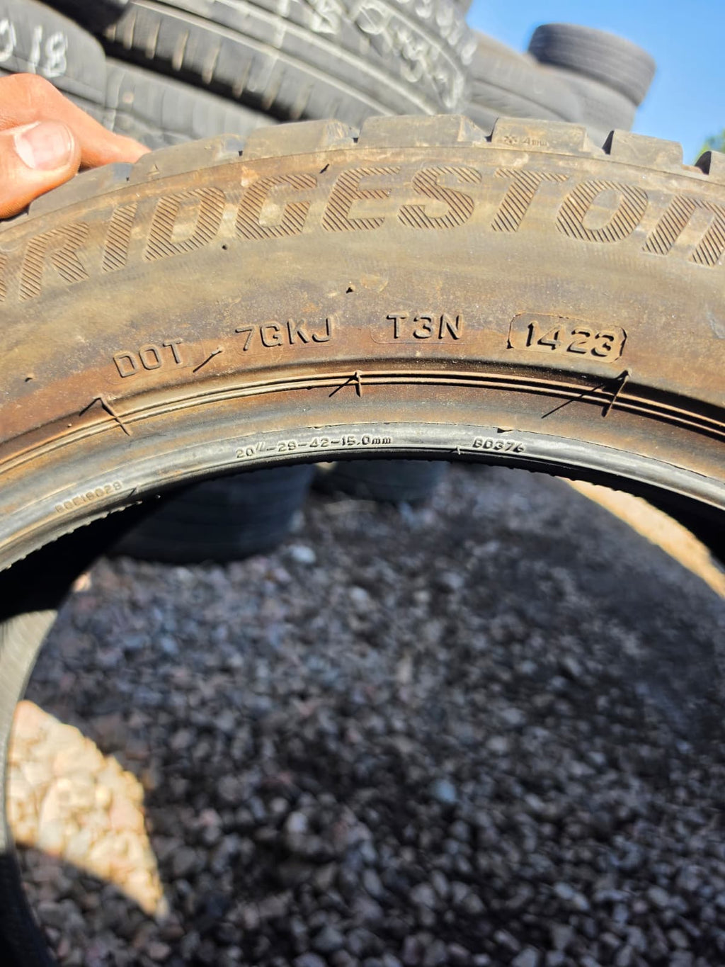 245/45R20  Single (1 Used Tire) Bridgestone Blizzak LM 001