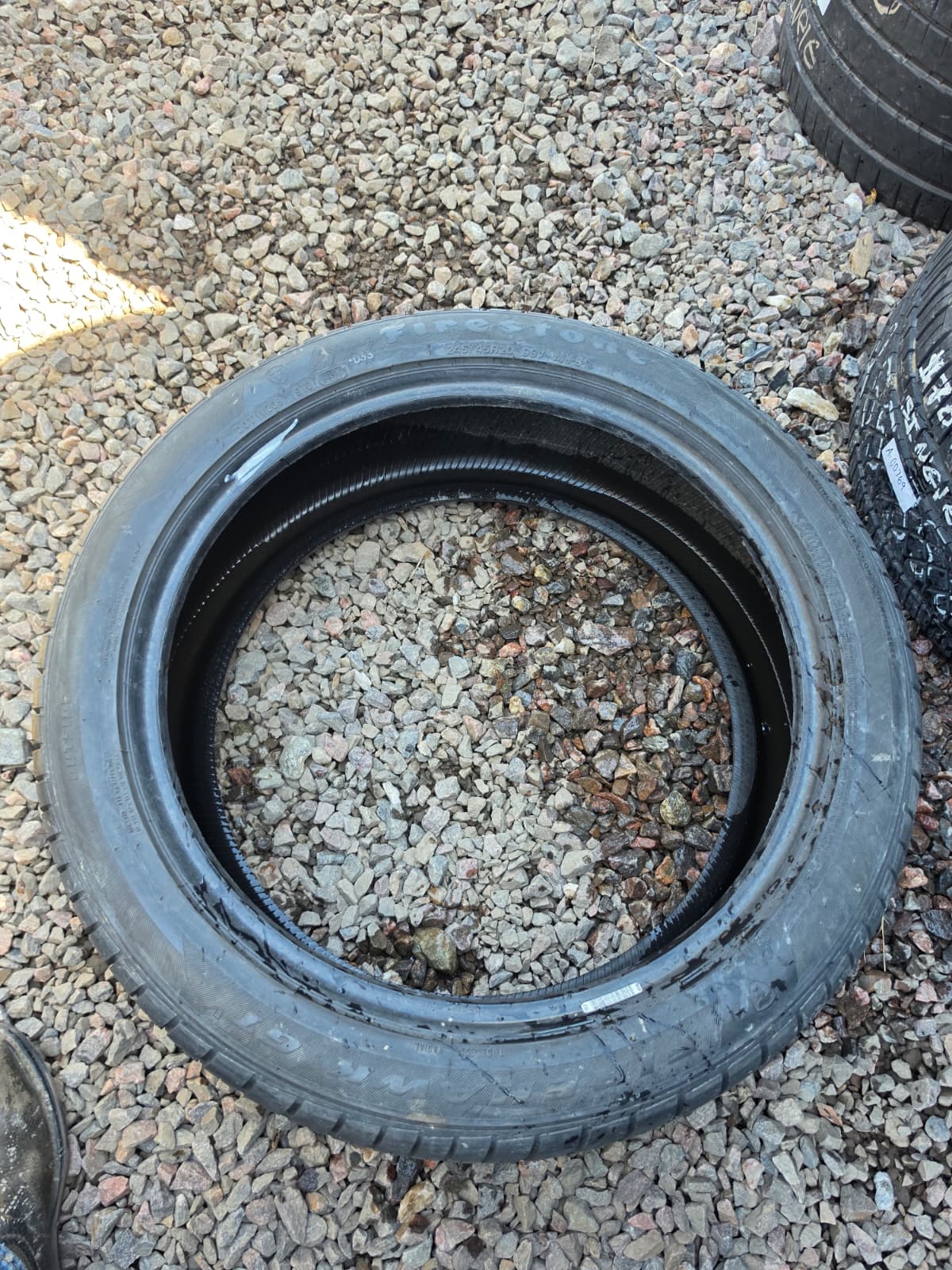 245/45R20 Single (1 Used Tire) FireStone FireHawk GT