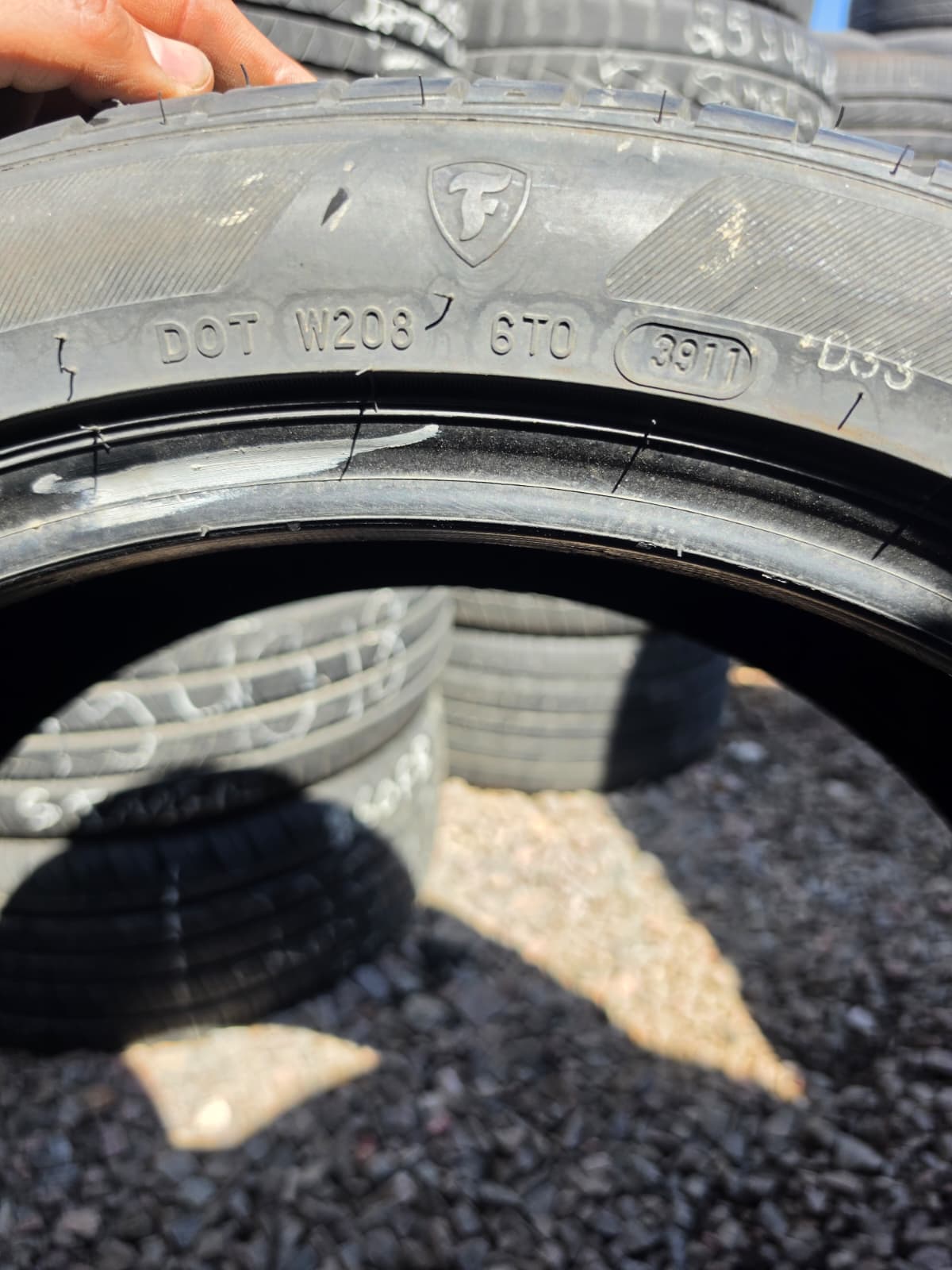 245/45R20 Single (1 Used Tire) FireStone FireHawk GT