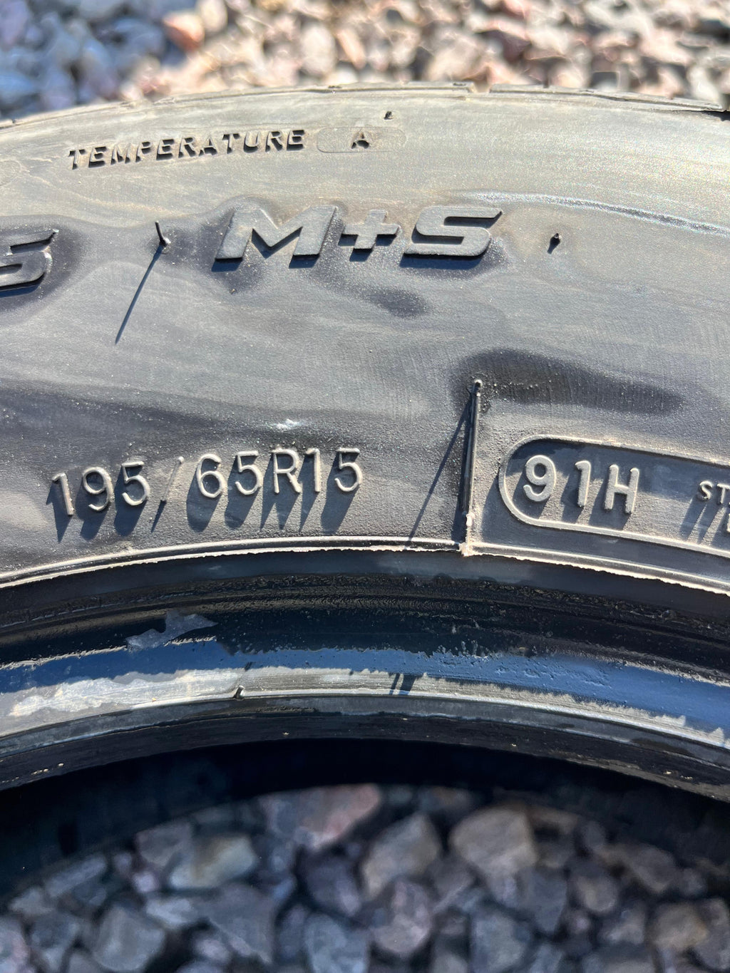 195/65R15 Single (1 Used Tire)  Mastercraft Stratus AS