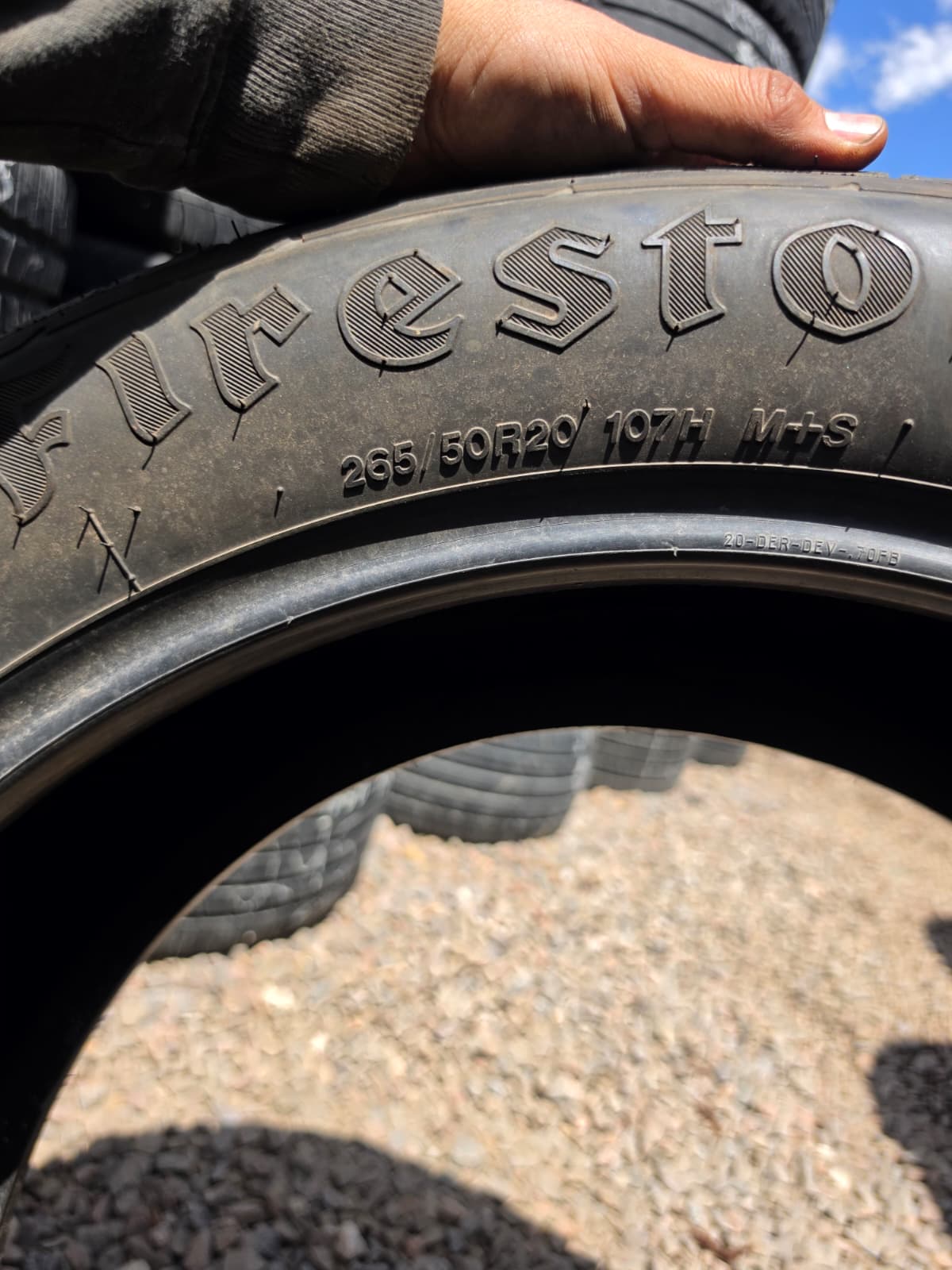 265/50R20 Single (1 Used Tire) FireStone Destination &nbsp;LE3