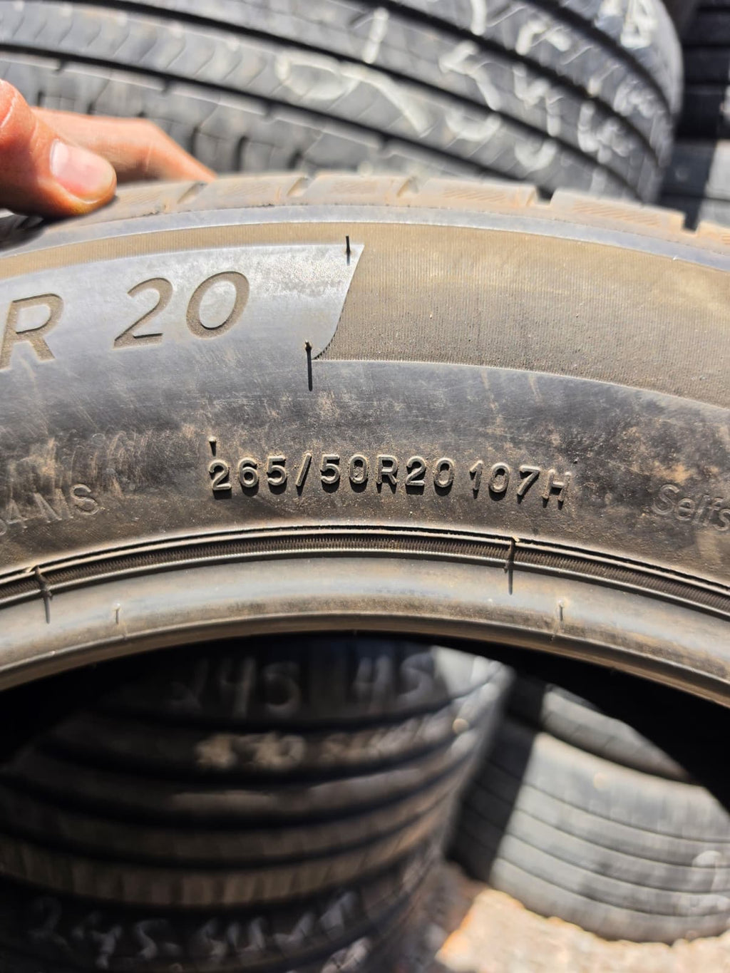 265/50R20 Single (1 Used Tire) Michelin Primacy