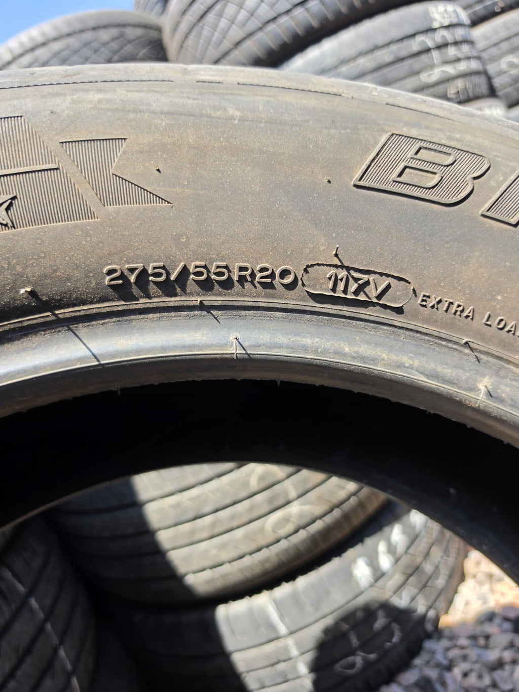 275/55R20 Single (1 Used Tire)  BF Goodrich Elite-Force