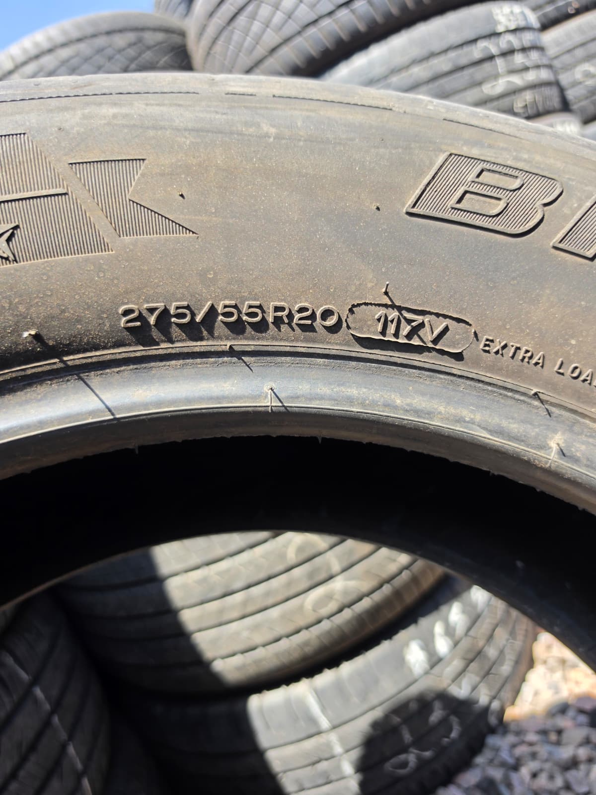 275/55R20 Single (1 Used Tire)  BF Goodrich Elite-Force